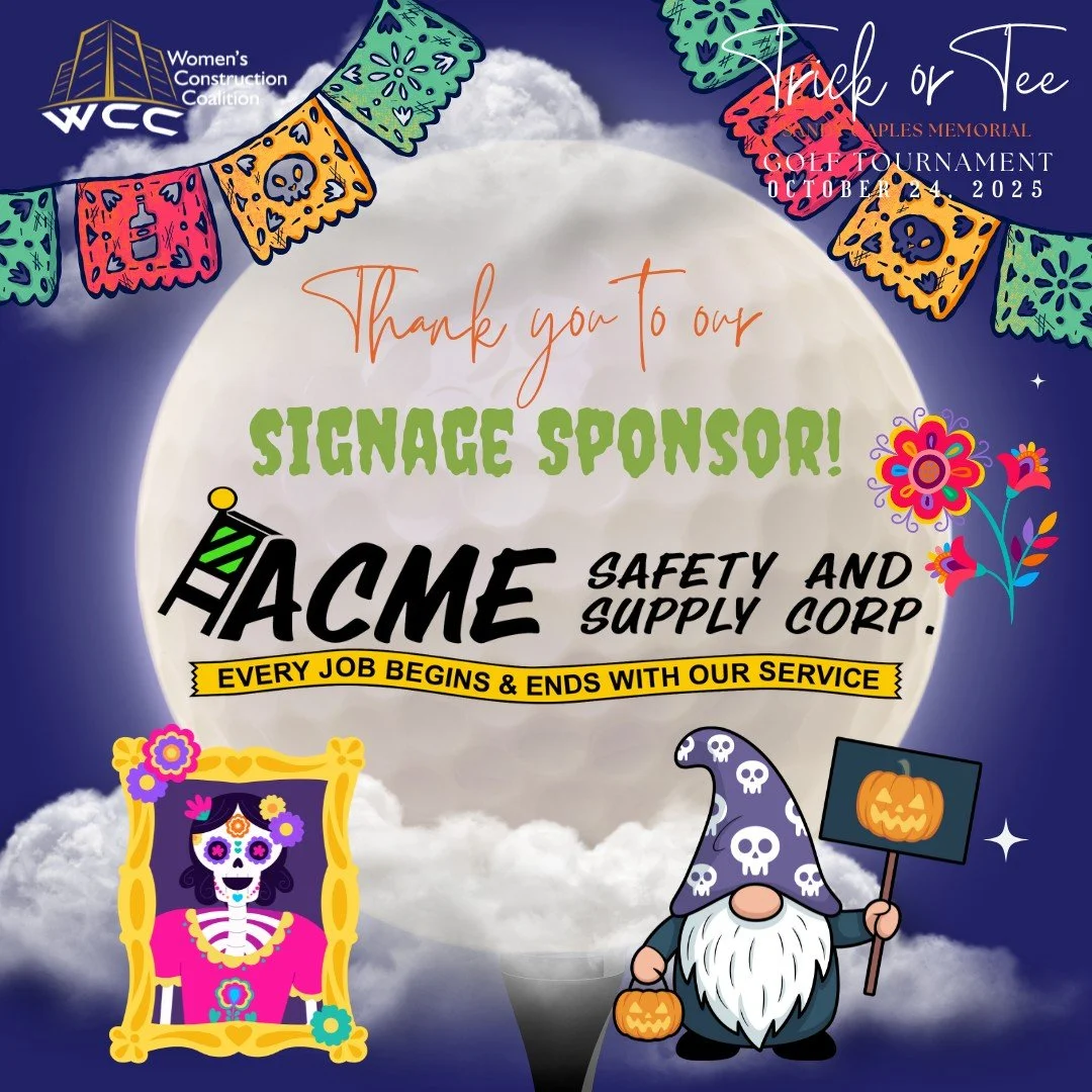 💀🪧 A spooky shout-out to Acme Safety and Supply Corp., our Signage Sponsor for WCC&rsquo;s Trick or Tee Golf Tournament, happening Friday, October 24, 2025, at Twin Oaks Valley Golf Course! ⛳️🎃

Acme Safety and Supply Corp. provides high-quality s