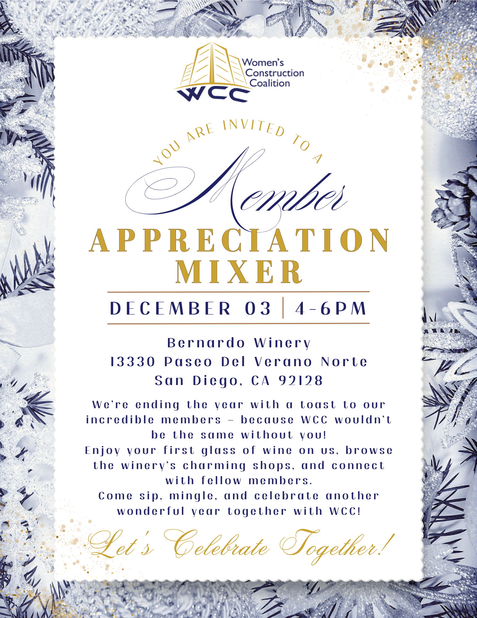 WCC Member Appreciation Mixer