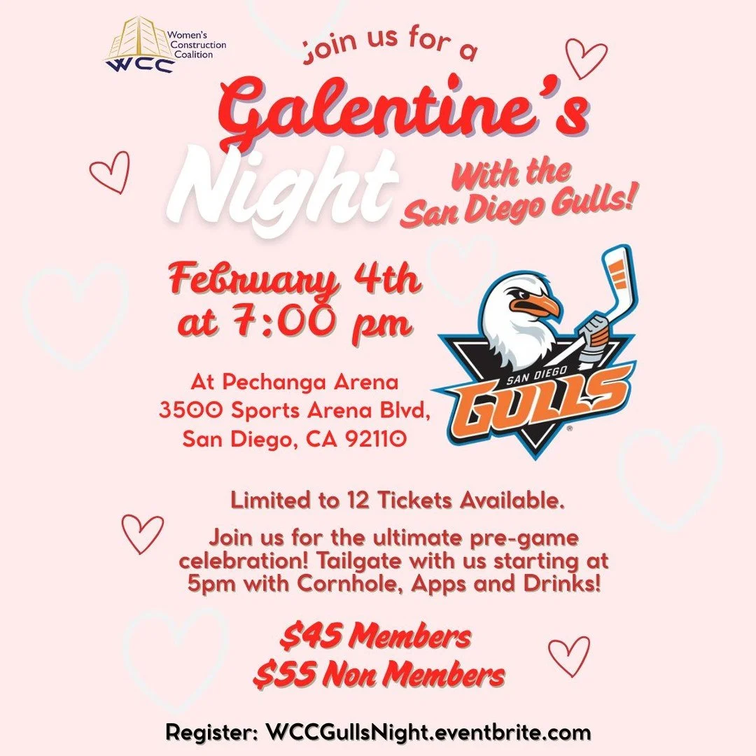 💖🏒 Galentine&rsquo;s Night with WCC &amp; the San Diego Gulls! 🏒💖

Grab your gals and join us for a night of hockey, connection, and fun as the San Diego Gulls take on the Henderson Silver Knights at Pechanga Arena! We&rsquo;ll kick things off wi
