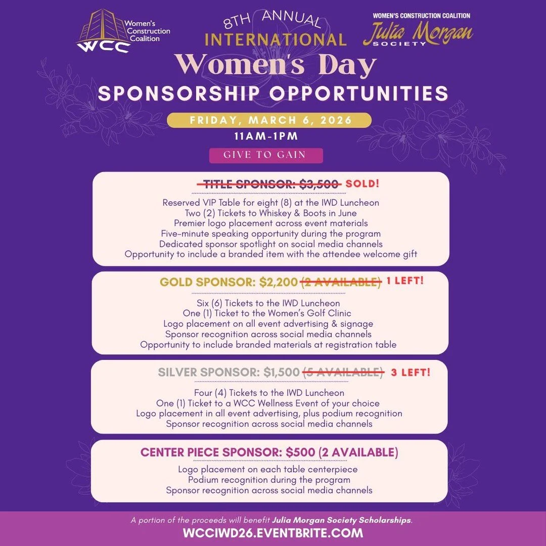 ✨ Sponsorship Opportunities Now Available ✨ Be part of something meaningful by sponsoring WCC&rsquo;s 8th Annual International Women&rsquo;s Day Luncheon on Friday, March 6, 2026, at the iconic Bali Hai Restaurant. Sponsorship proceeds will benefit W