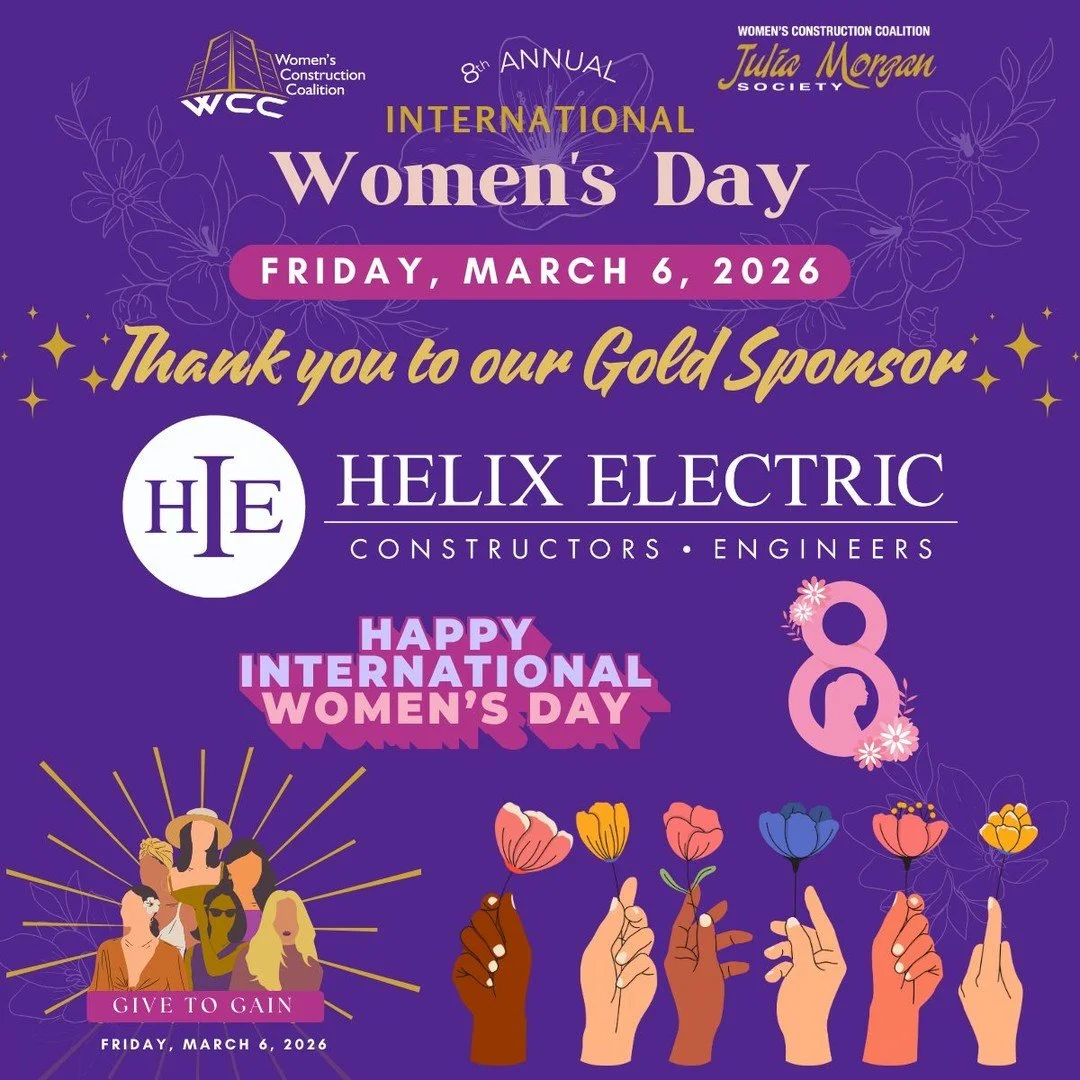 🥇 GOLD SPONSOR SPOTLIGHT: Helix Electric

Thank you to Helix Electric, our Gold Sponsor for WCC&rsquo;s International Women&rsquo;s Day Luncheon on Friday, March 6, 2026, at Bali Hai Restaurant. As one of the nation&rsquo;s largest electrical contra