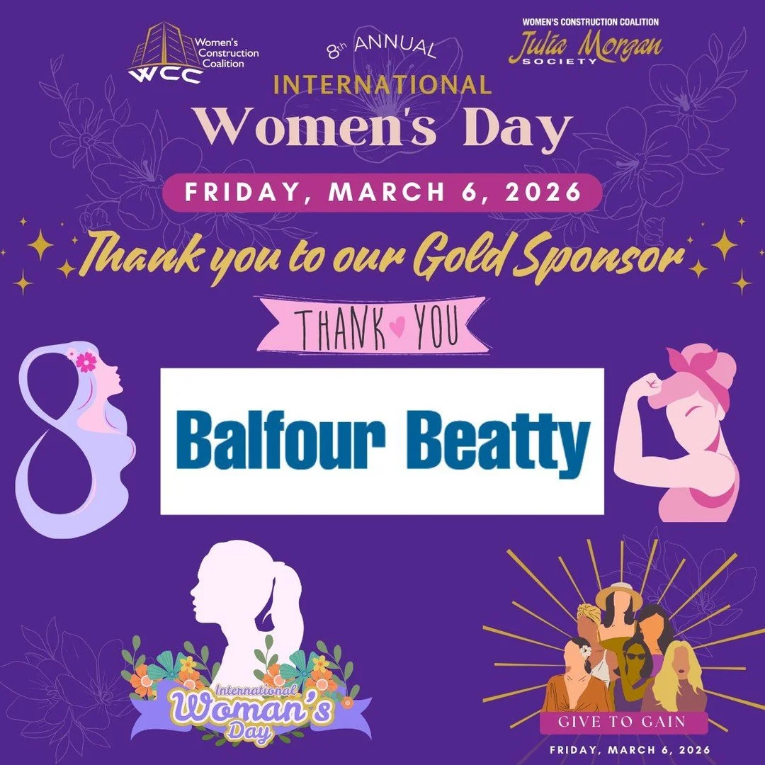 🌼 We&rsquo;re proud to be supported by our Gold Sponsor, Balfour Beatty We&rsquo;re excited to have Balfour Beatty as a Gold Sponsor of WCC&rsquo;s 8th Annual International Women&rsquo;s Day Luncheon on Friday, March 6, 2026, at Bali Hai Restaurant.