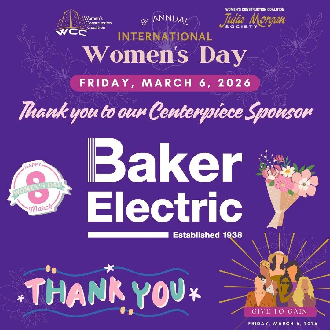 🌷 Grateful for our Centerpiece Sponsor: Baker Electric

Thank you to Baker Electric, our Centerpiece Sponsor for WCC&rsquo;s 8th Annual International Women&rsquo;s Day Luncheon on Friday, March 6, 2026, at Bali Hai Restaurant. With over 85 years of 