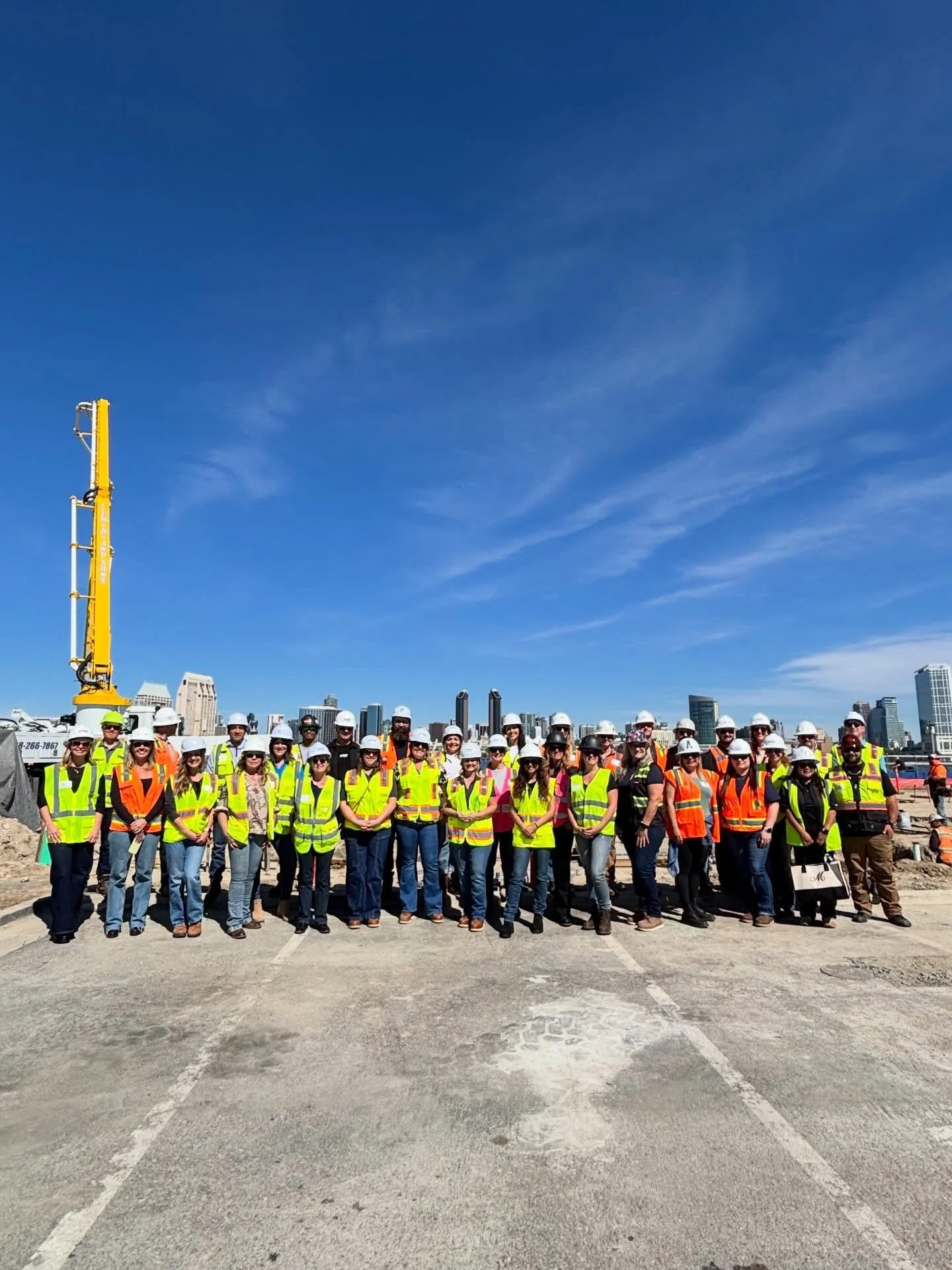 Thank you to everyone who joined us for the Lusardi Jobsite Tour at the Coronado Ferry Landing. 🏗️

We appreciate your support of the Women&rsquo;s Construction Coalition, Lusardi Construction Company, and the Julia Morgan Society Scholarship. 💜👷&