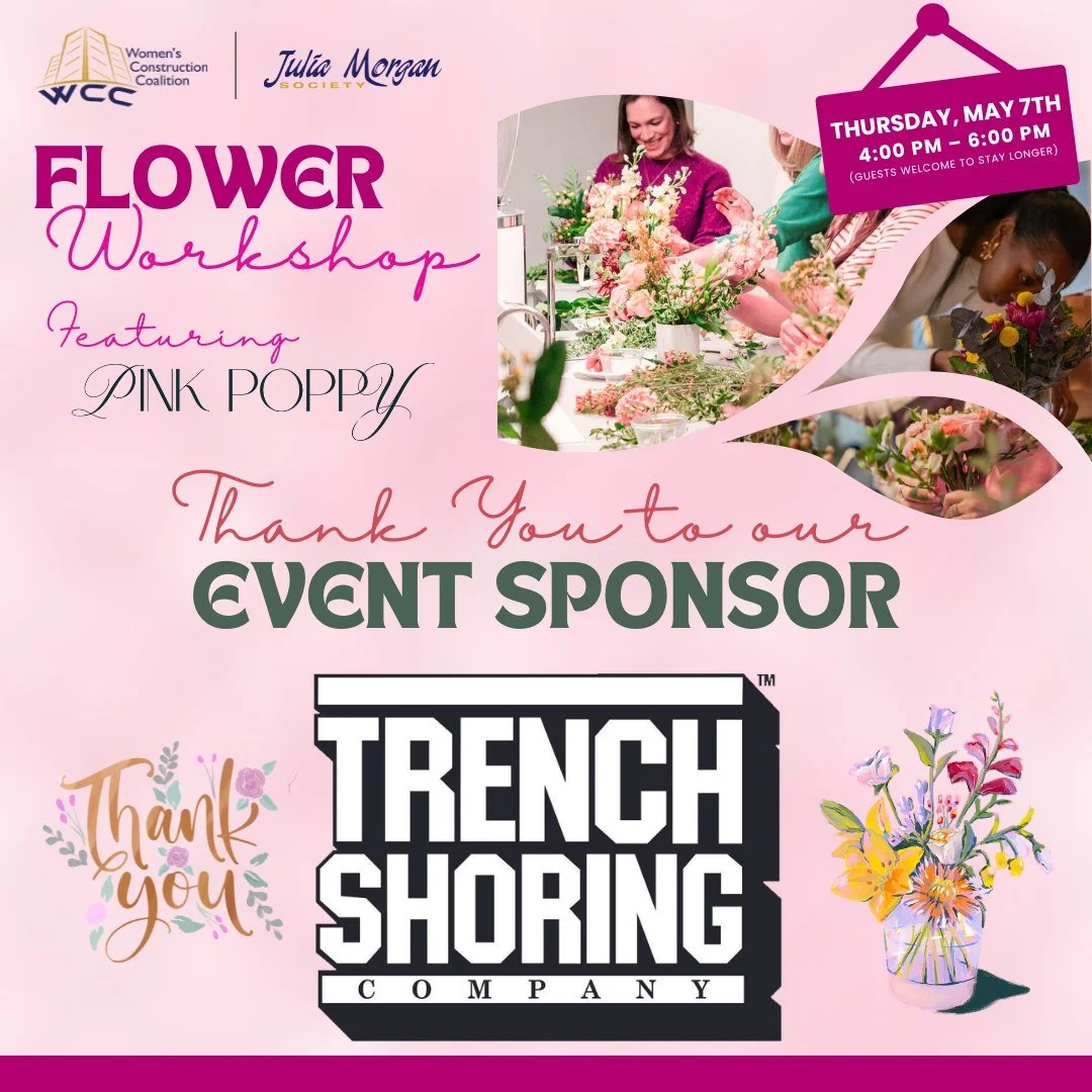 🌸 A Blooming Thank You to Our Event Sponsor: Trench Shoring Company 🌸

A big thank you to Trench Shoring for supporting our Mother&rsquo;s Day Flower Workshop! Their sponsorship helps make this event possible while also giving back to WCC&rsquo;s J