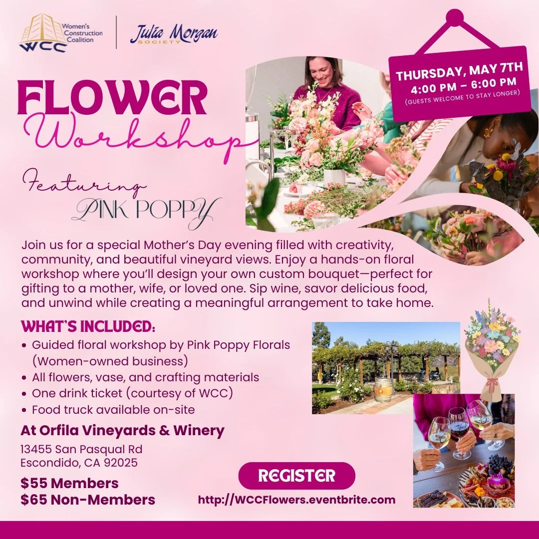 💐LAST CALL! Flower Workshop featuring Pink Poppy Florals💐

Join us for a special evening celebrating Mother&rsquo;s Day with creativity, community, and a beautiful vineyard setting.

We&rsquo;re hosting a hands-on floral arrangement workshop where 