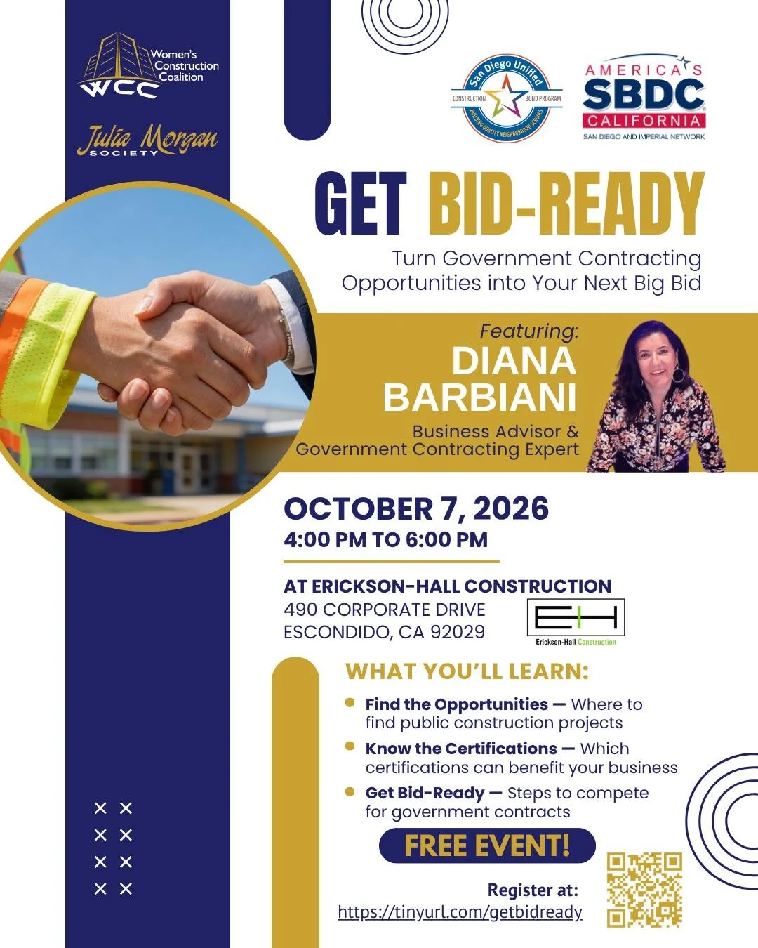 🚧 GET BID-READY: Government Contracting &amp; Certifications for Construction Ready to explore new opportunities in the public-sector construction market? Government contracting can be a valuable avenue for growth, but knowing where to start can be 