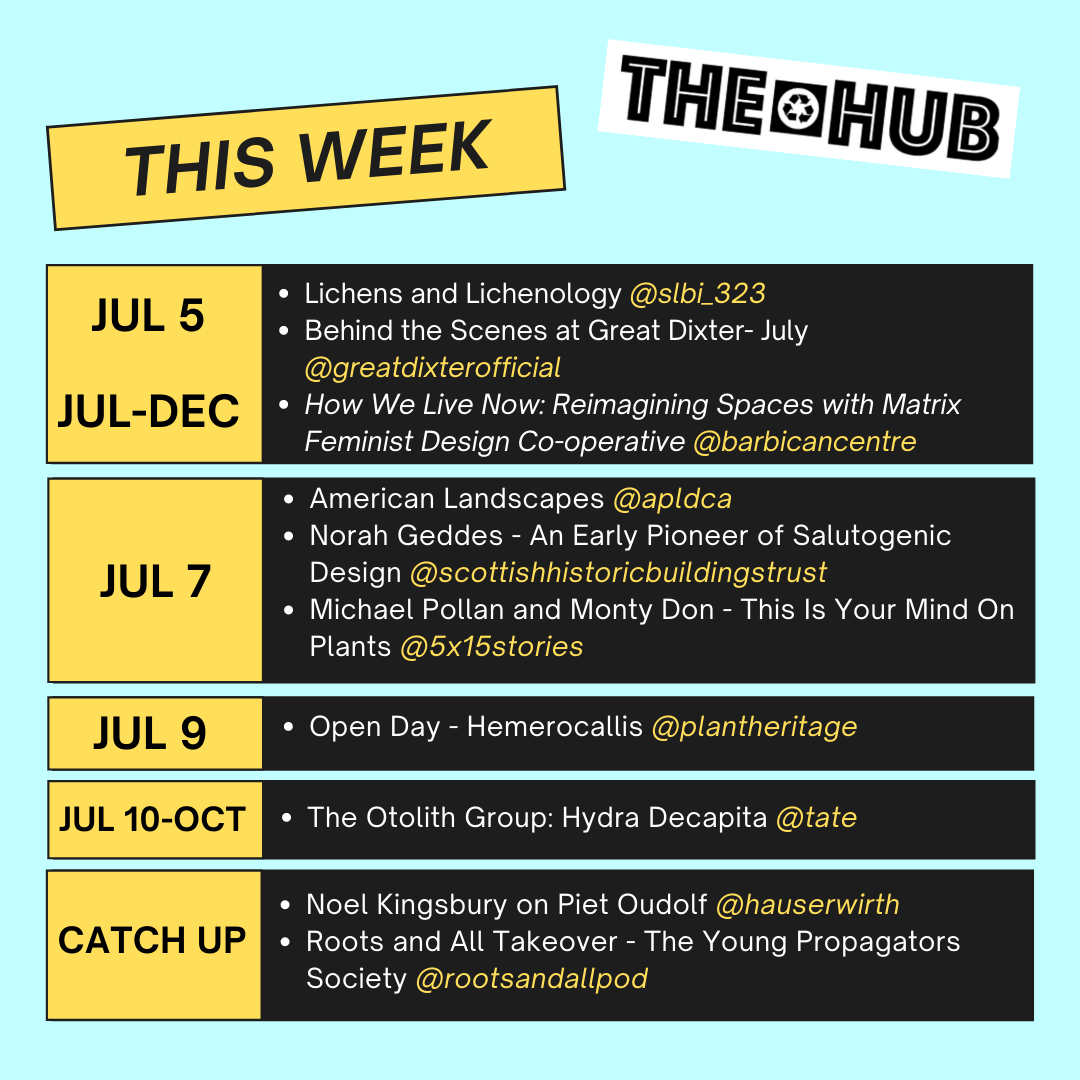 This Week on the hub.earth 5-11 July