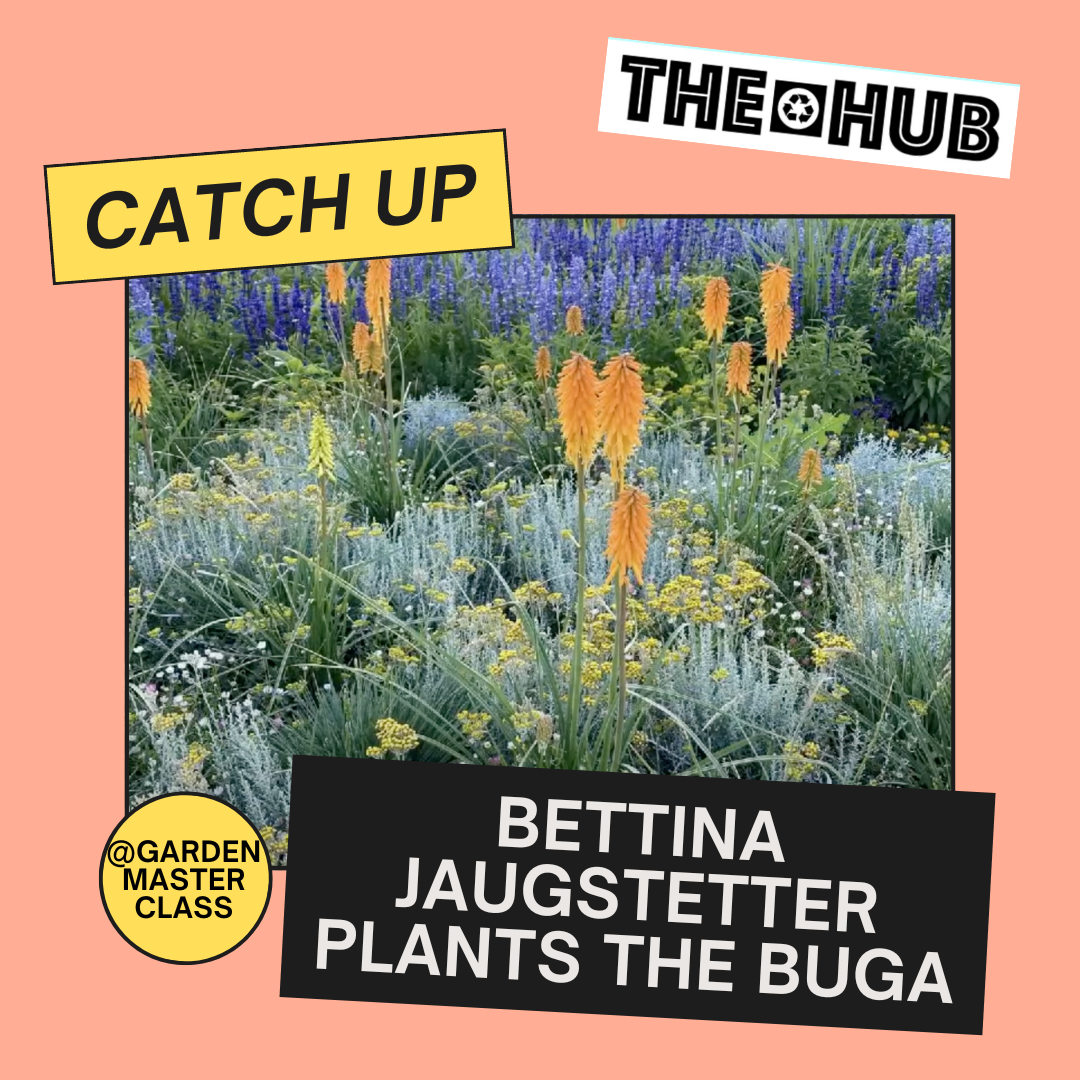Bettina Jaugstetter plants the BUGA