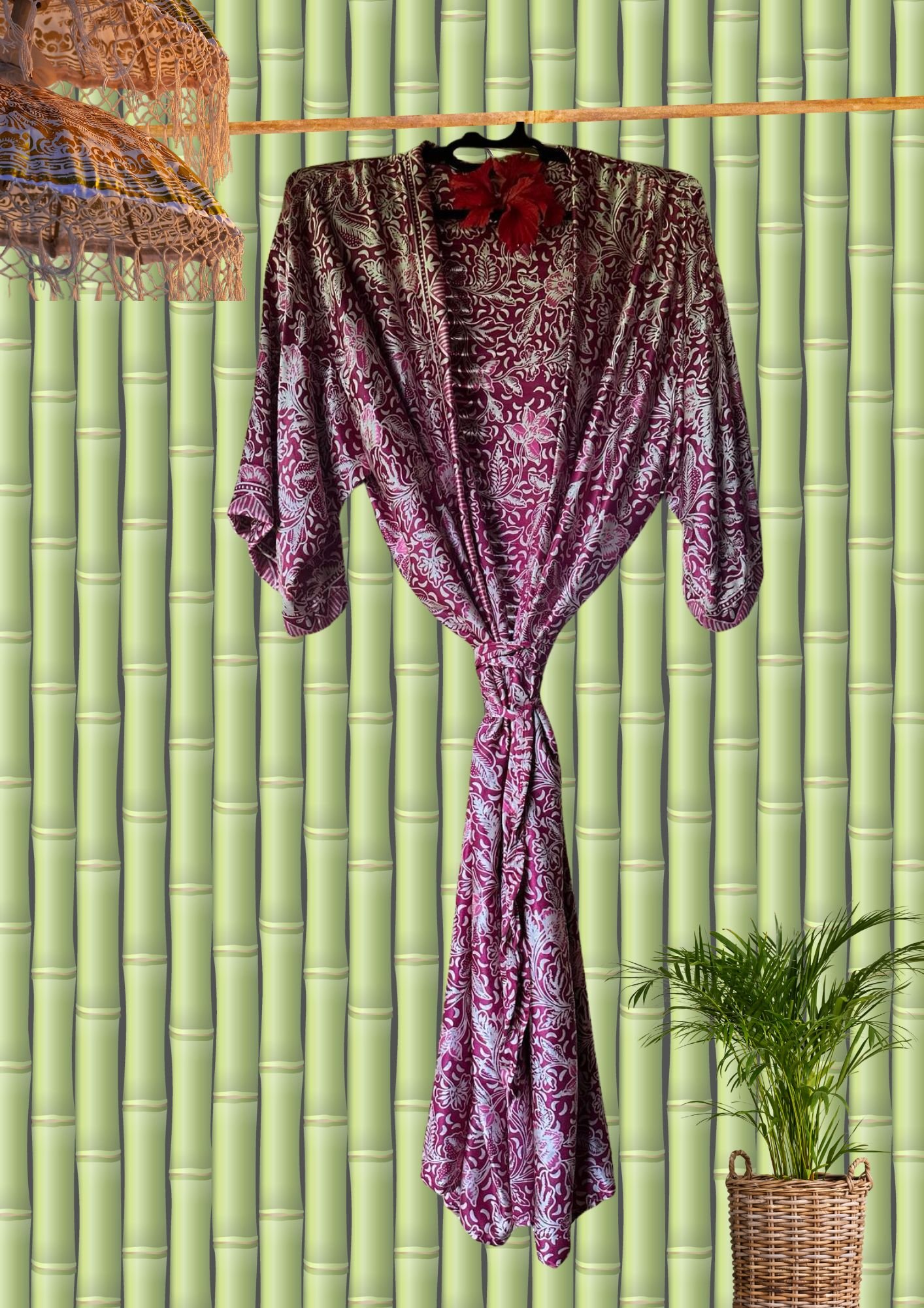 Lush Silk Kimono Vibrant Rose.jpg