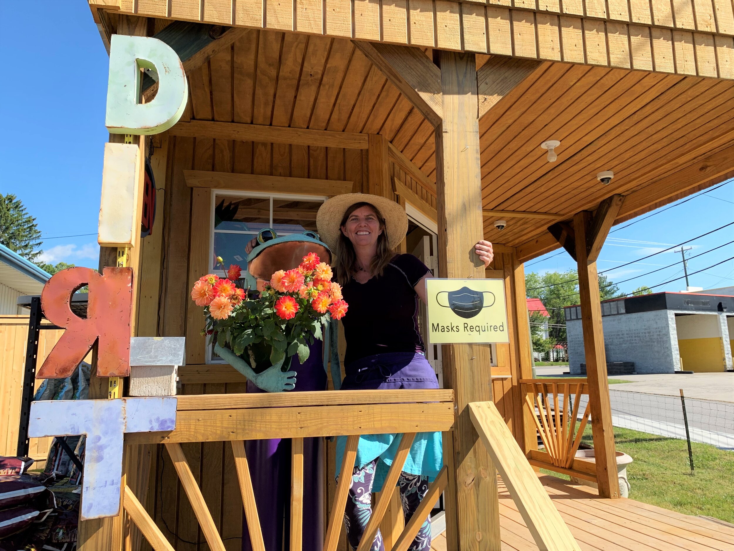 Replanted ‘Garden Shack’ sprouts up in new spot 