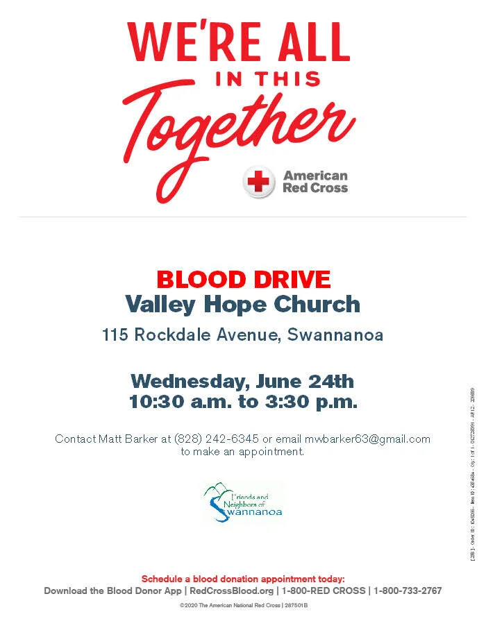 FANS sponsors blood drive in Swannanoa 