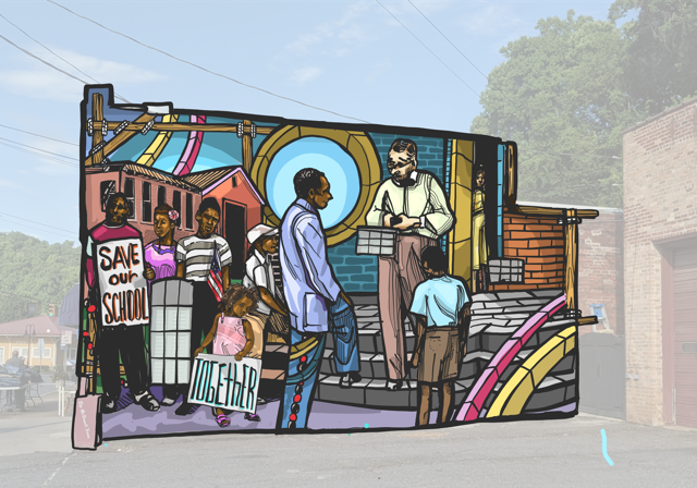 Mural to honor pioneering civil rights movement in Old Fort 