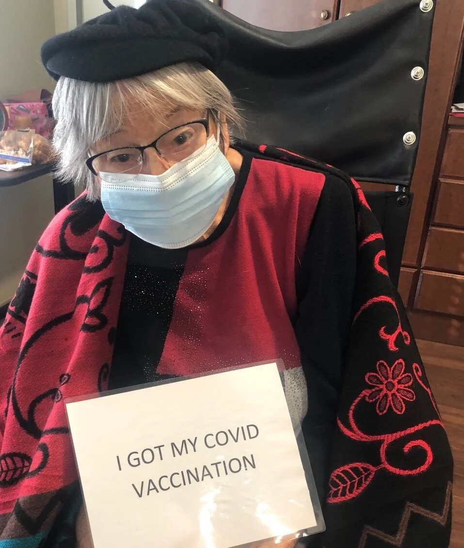 Veteran receives COVID-19 vaccination on 101st birthday