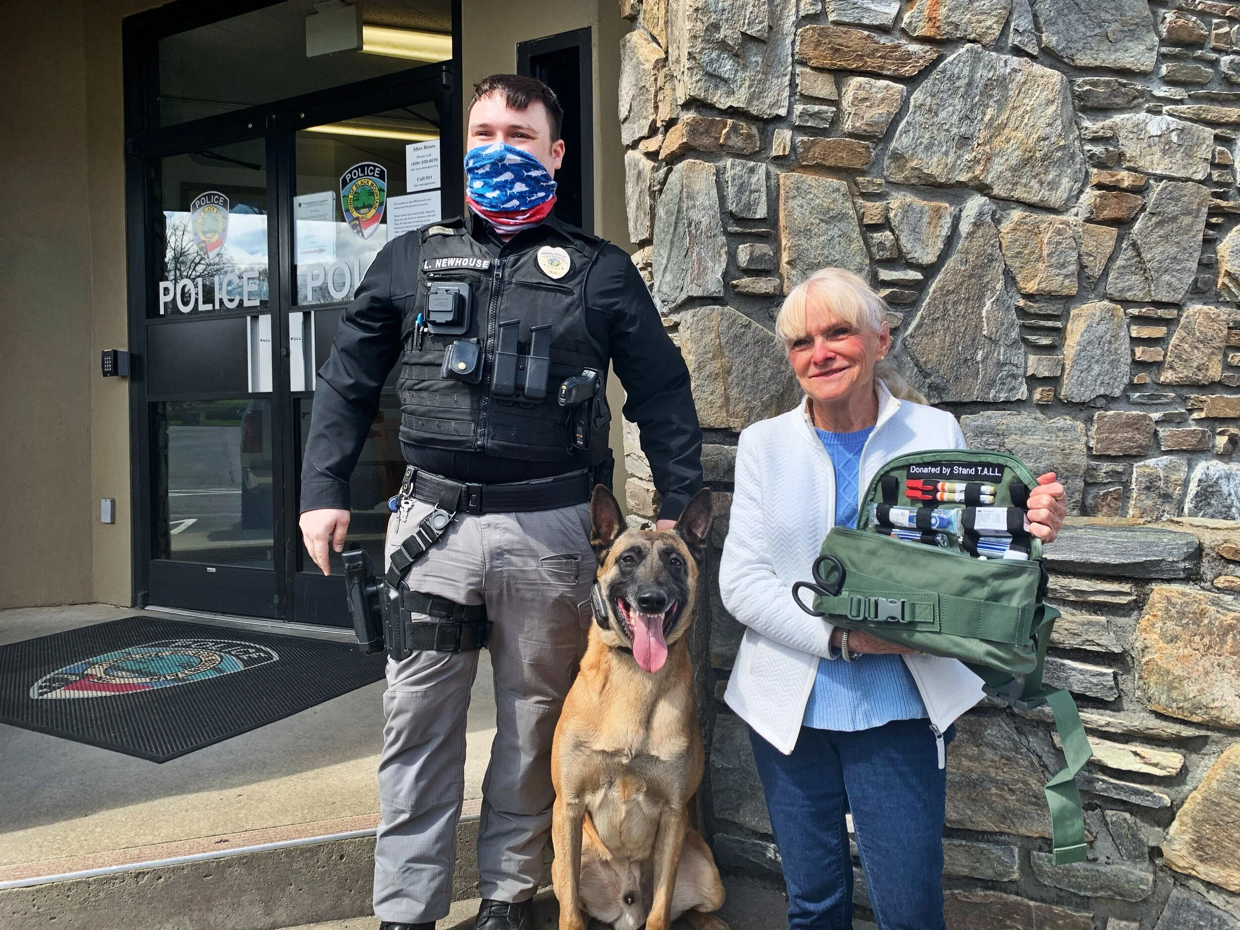 BMPD receives field trauma kit for K-9