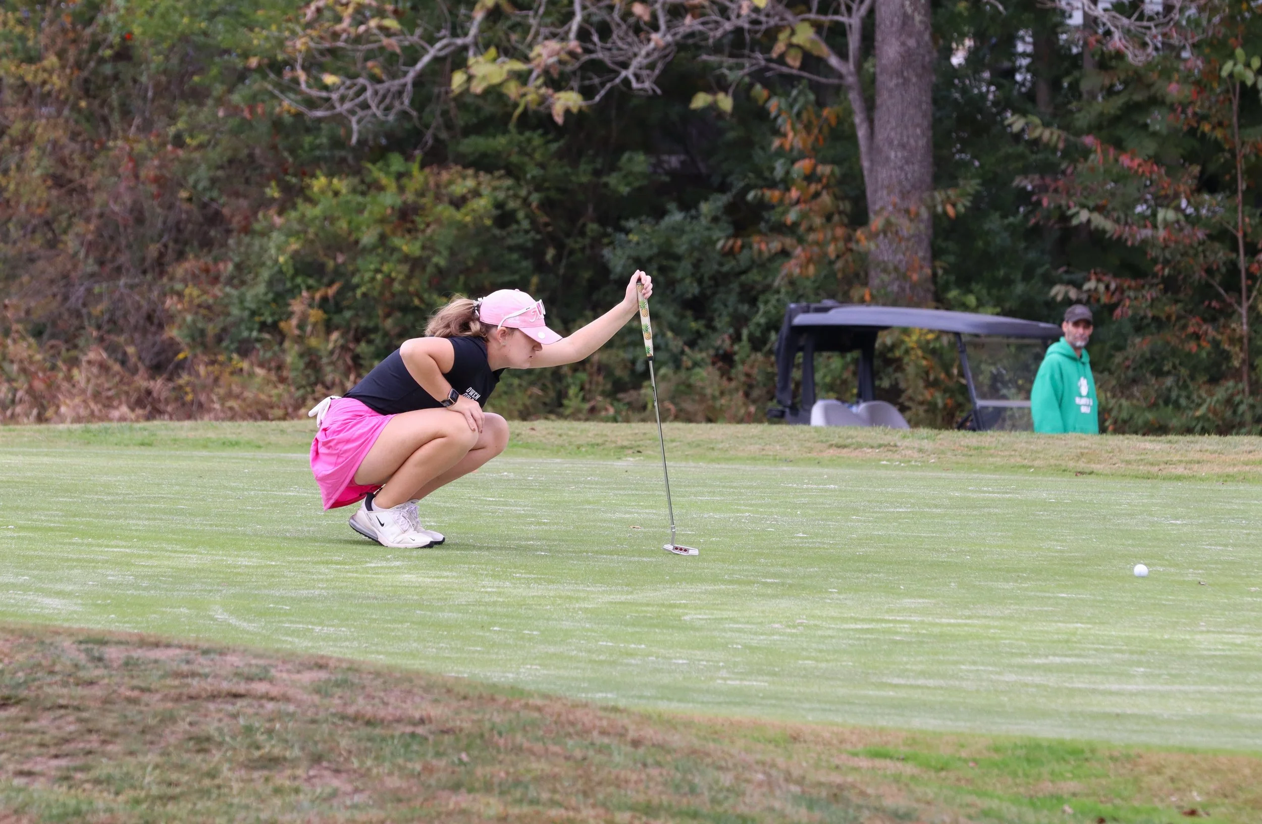 Keira Johnson shoots personal best, 74, for conference championship