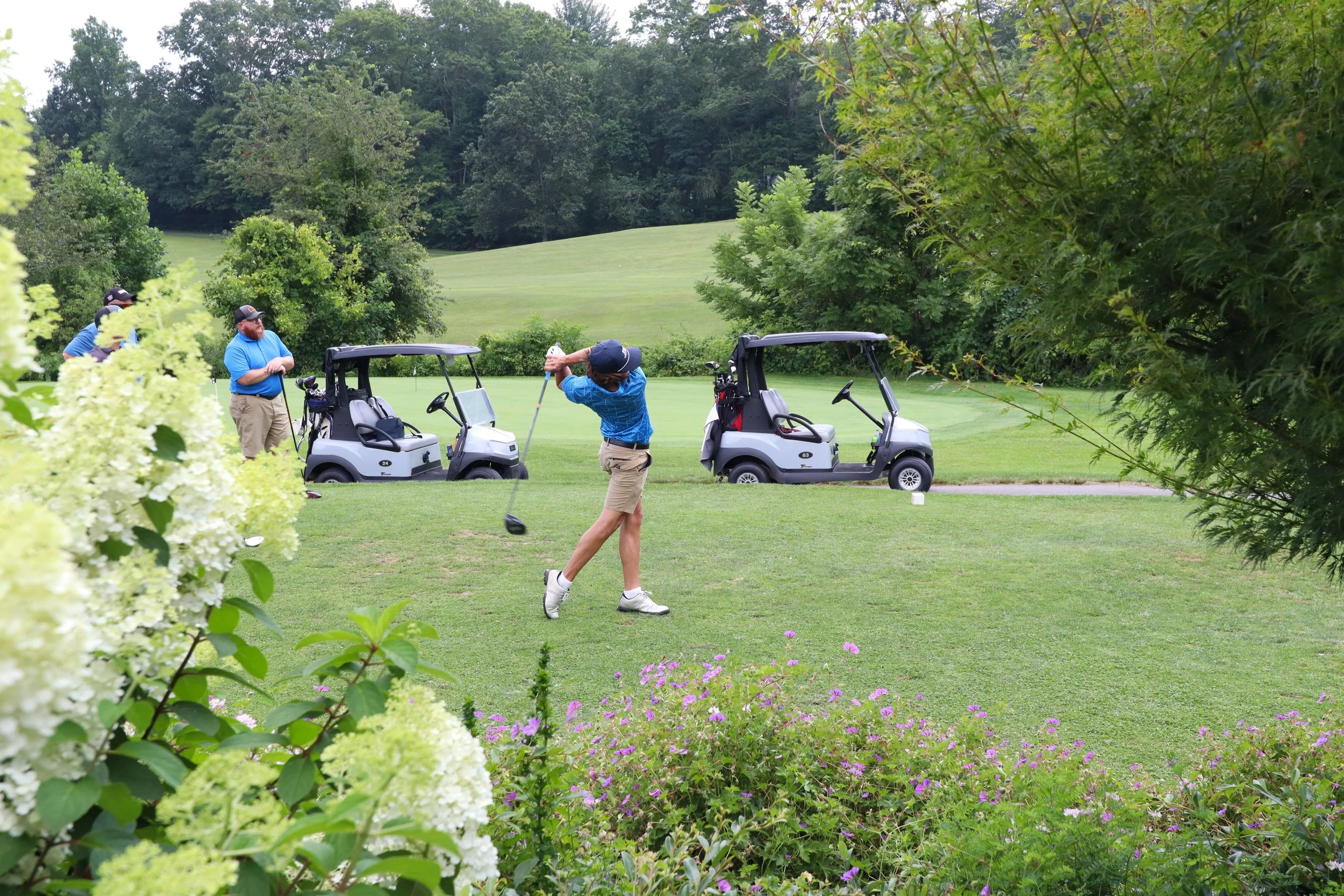 Golfers grip it and rip it for Owen football