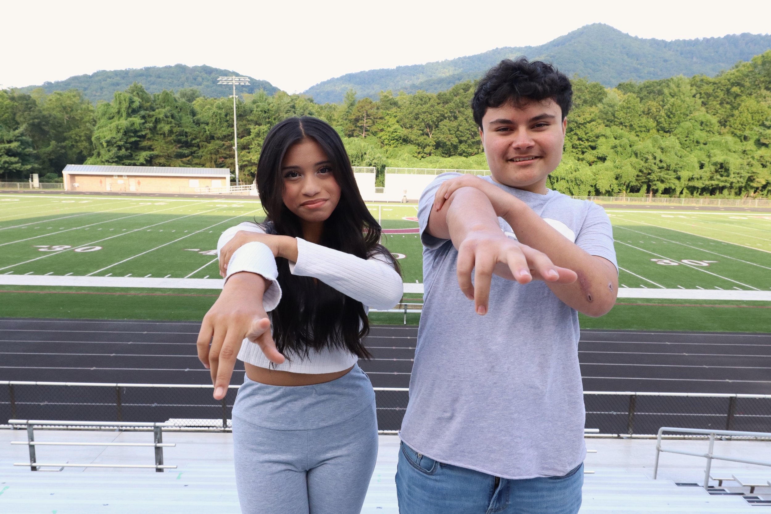 Jose Hernandez and Evelyn Sarellano are the 2023 homecoming representatives for the Owen High School freshman class.