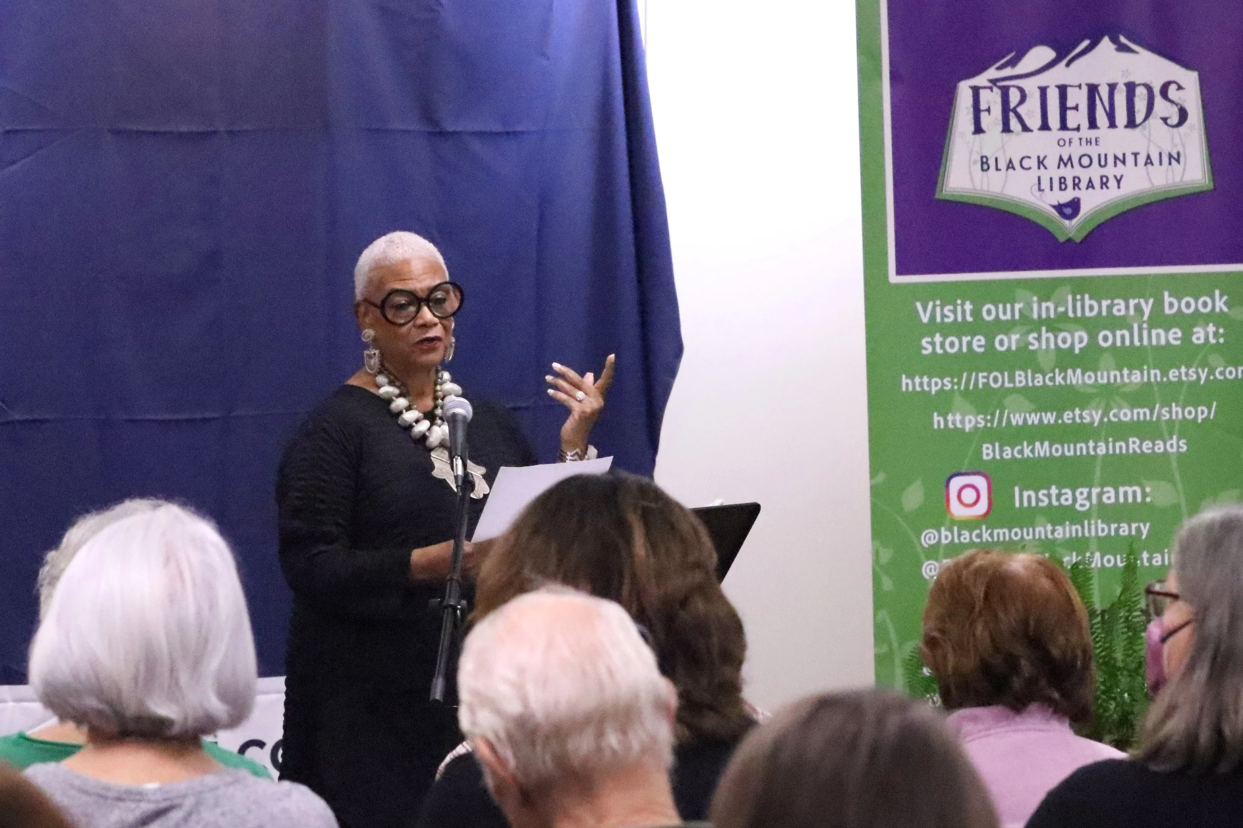 Jaki Shelton Green shares a moving evening of poetry with Black Mountain 