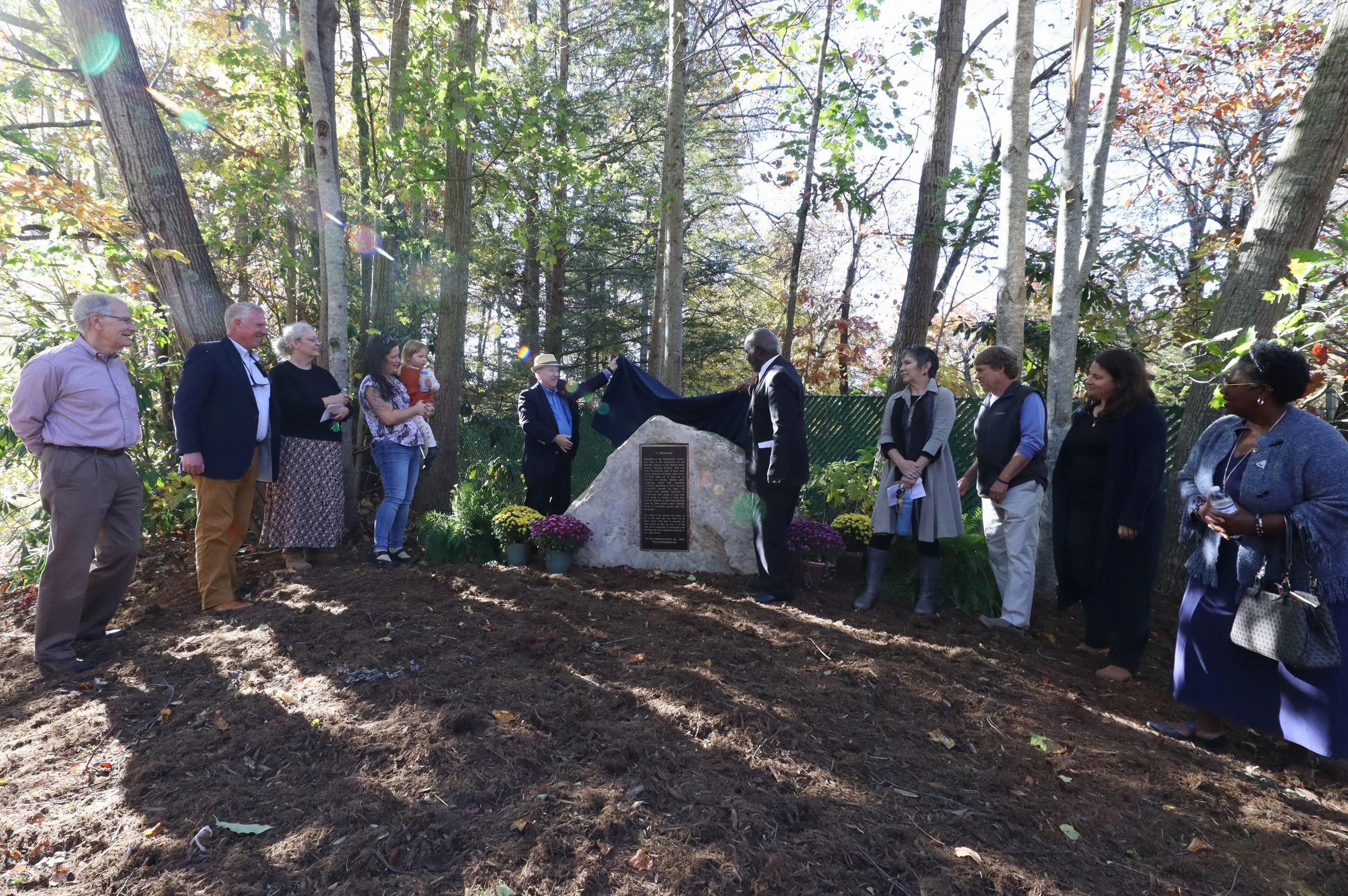 RAIL Memorial Project holds somber ceremony near Swannanoa Tunnel