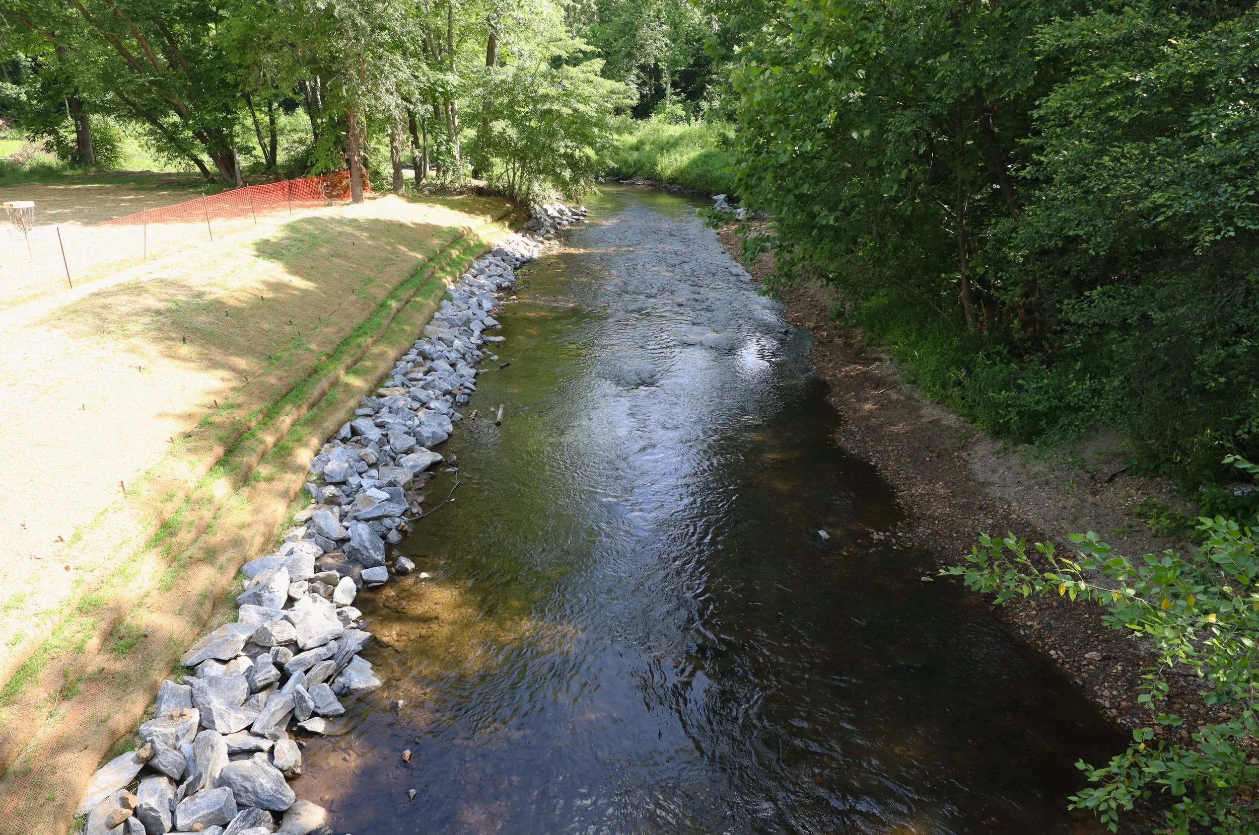 Veterans Park reopens after streambank restoration
