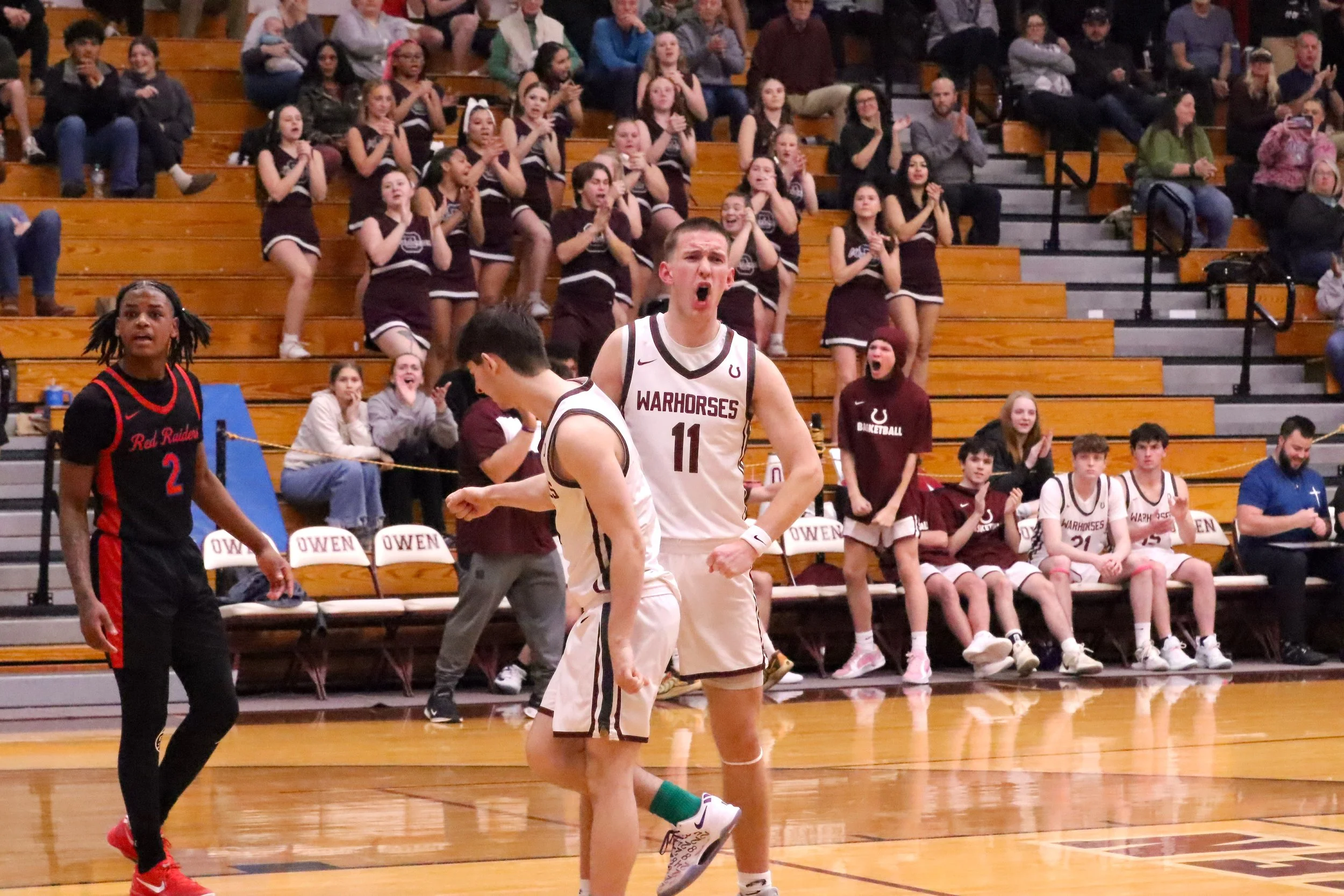 Warhorses vanquish Red Raiders in playoff opener