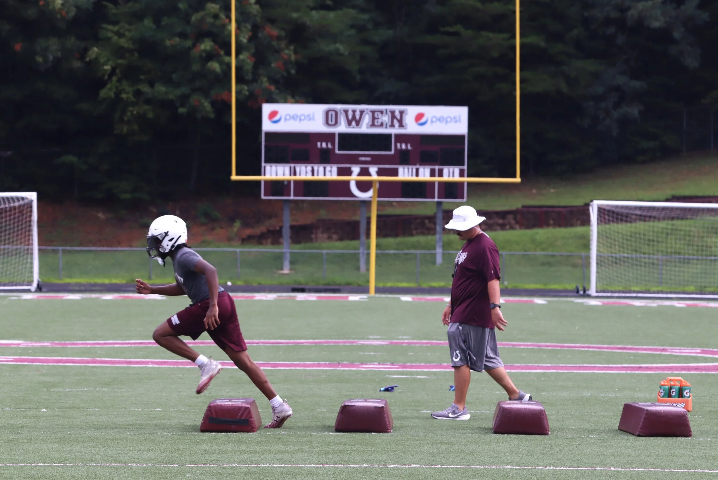 Warhorses are preparing with purpose