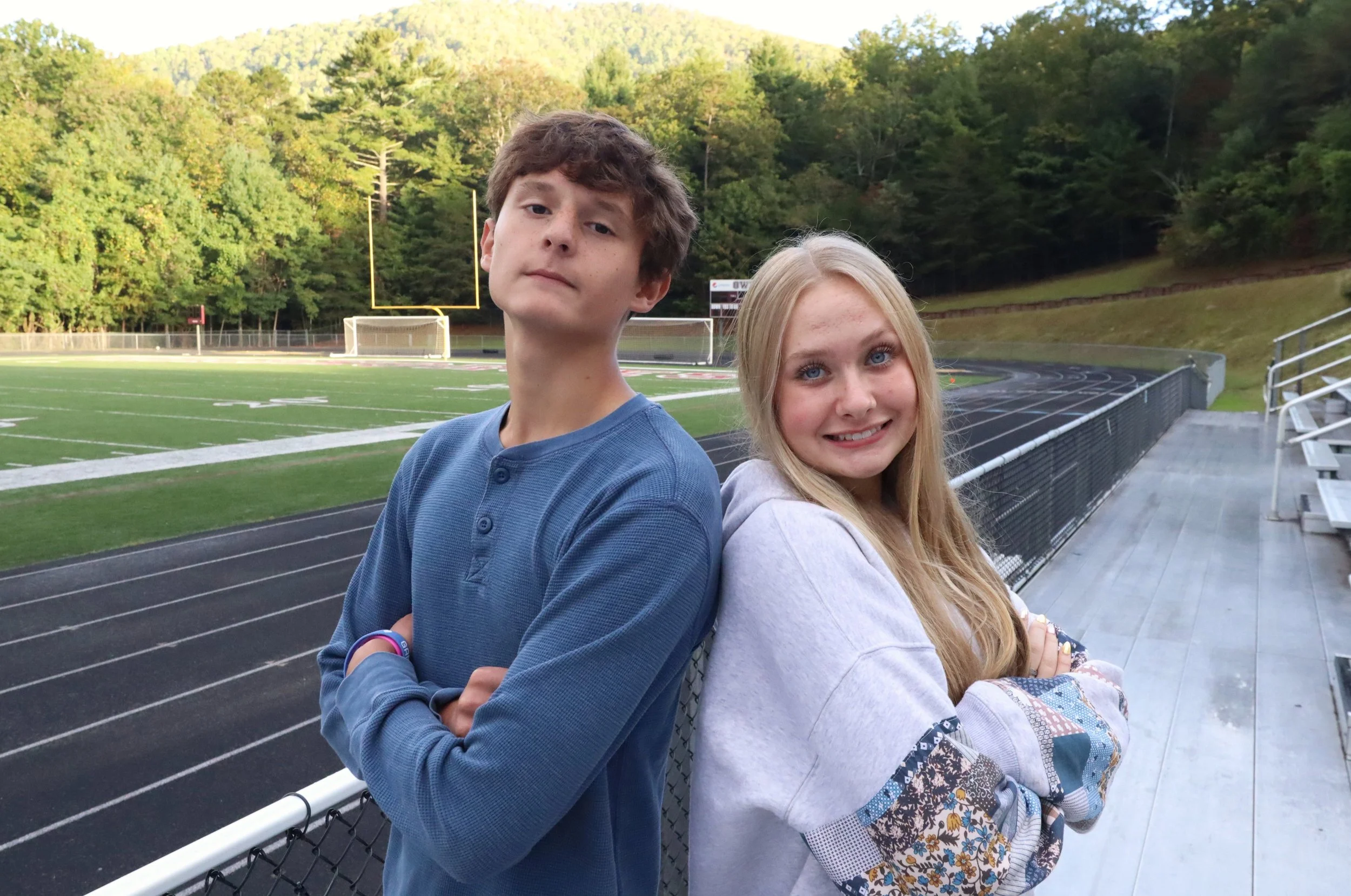 Sophomores: Mateo Diaz and Ella Farish
