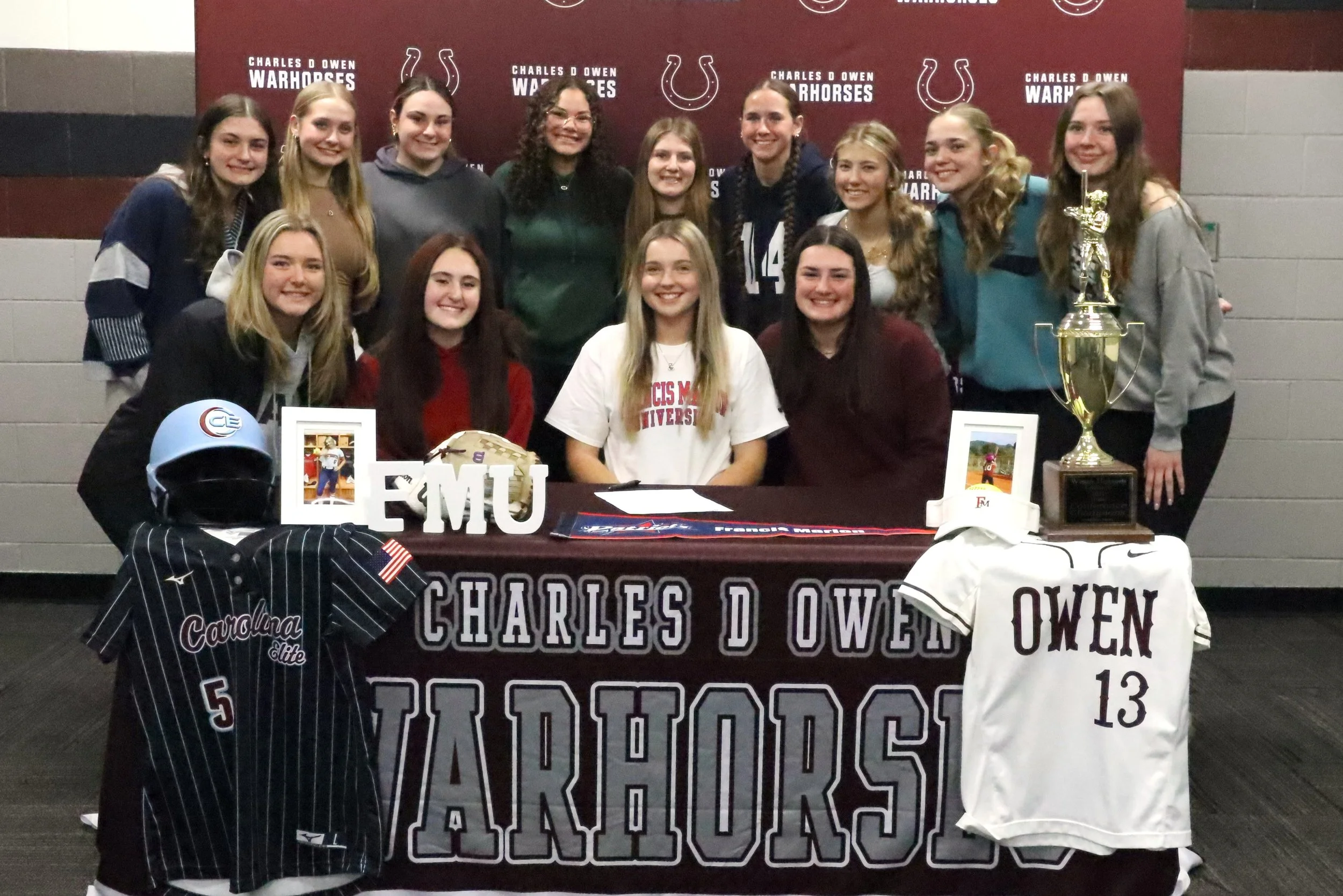 Two-sport Owen athlete to play softball at Francis Marion University