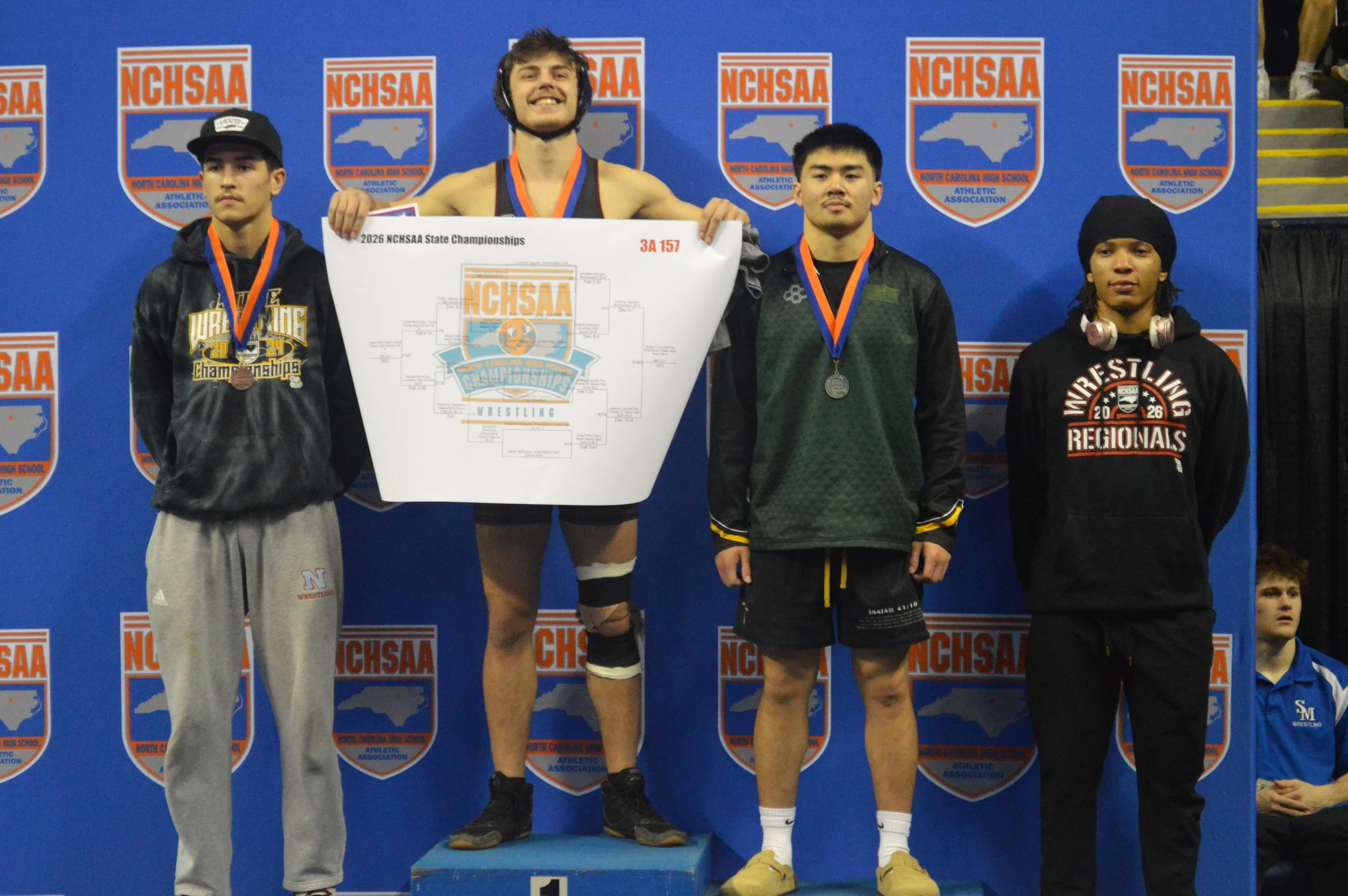 Owen wrestler grabs gold at NCHSAA 3A State Championship