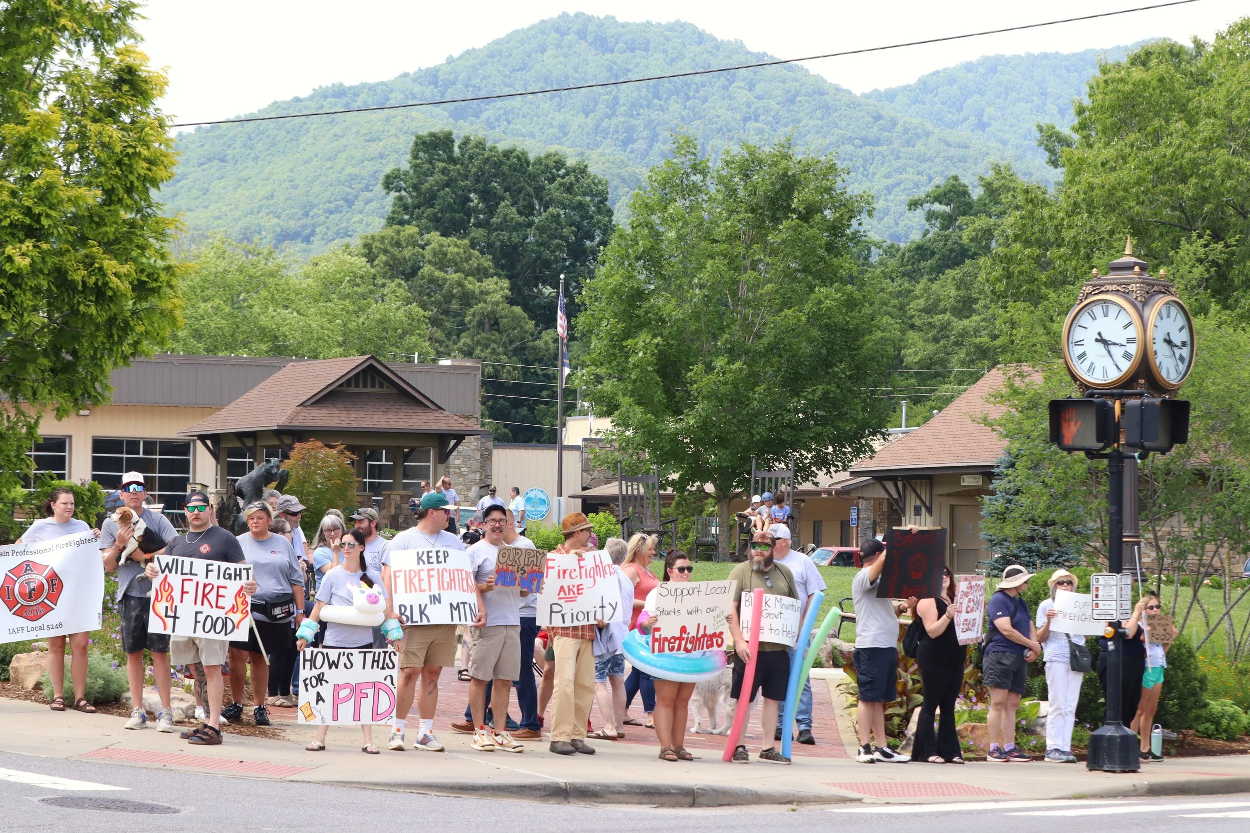 Local firefighters rally community support