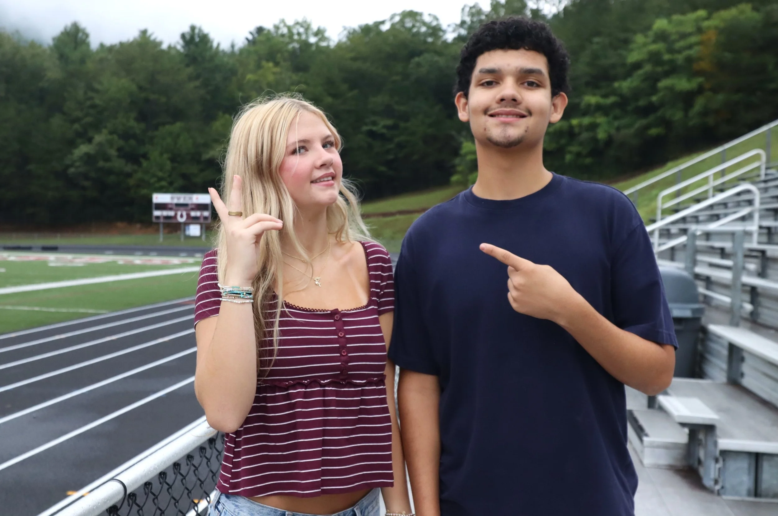 Adrianna Rhodes and Carter Kelley - 10th Grade