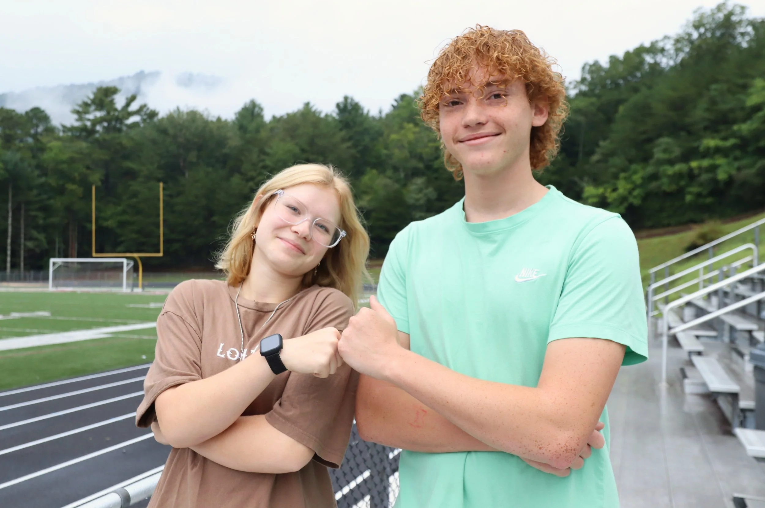 Kendall Olsen and Zach Marketto - JROTC