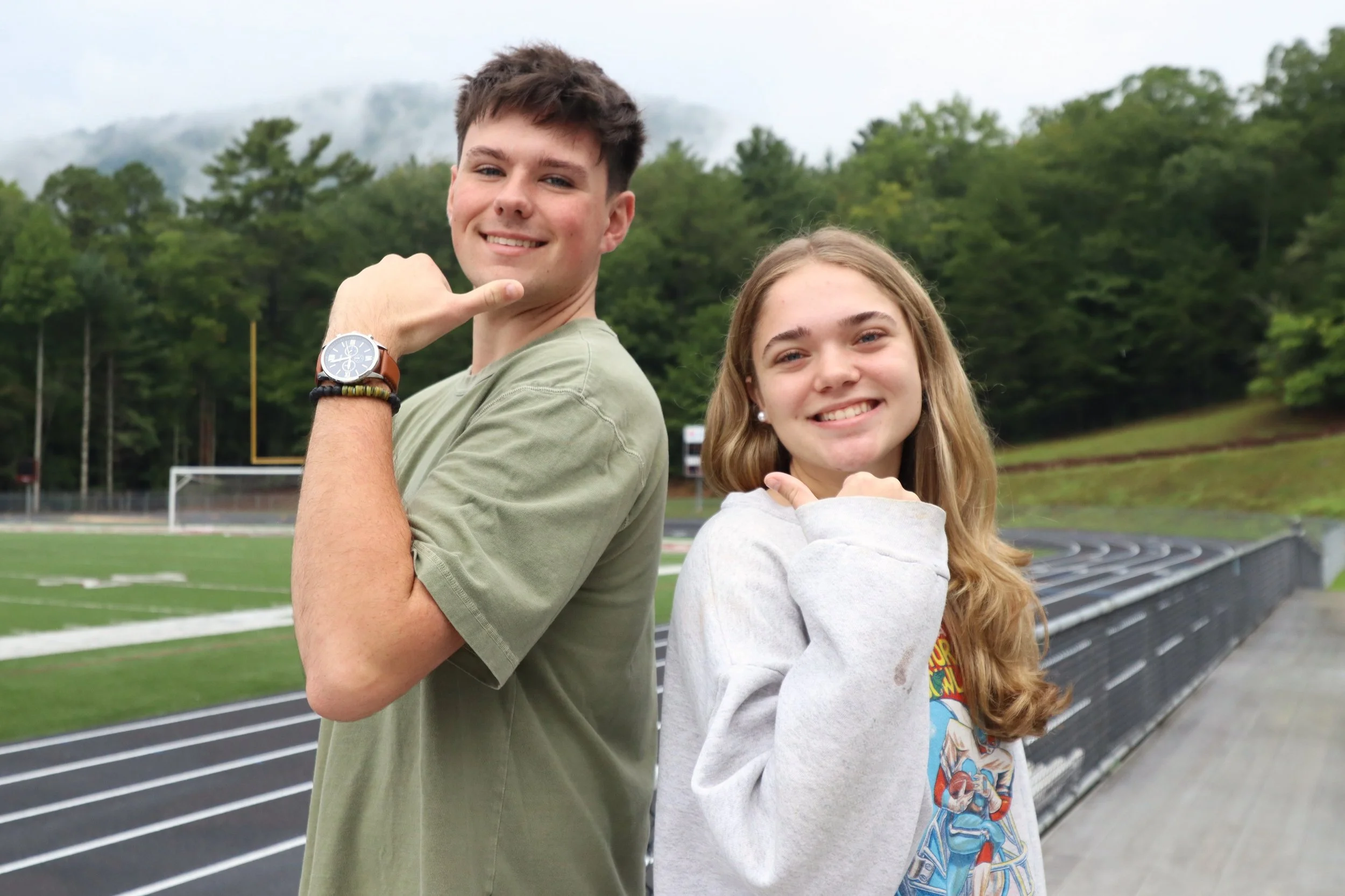 Lucille Conner and Jonah Bjorlie - National Honors Society