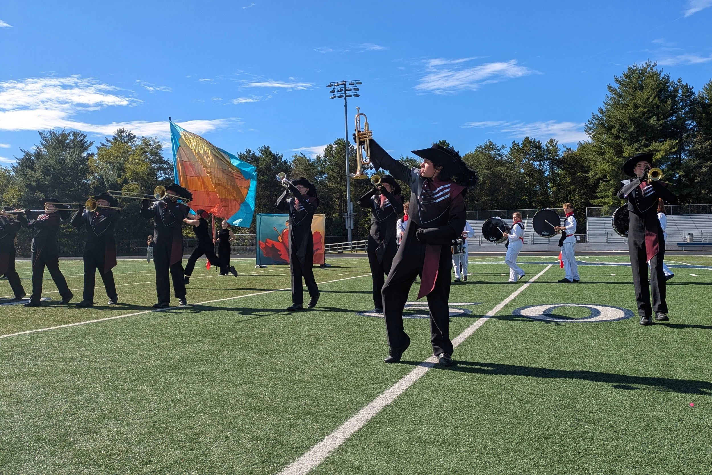 Warhorse Regiment sets the tone with top performance Land of the Sky Marching Band Festival