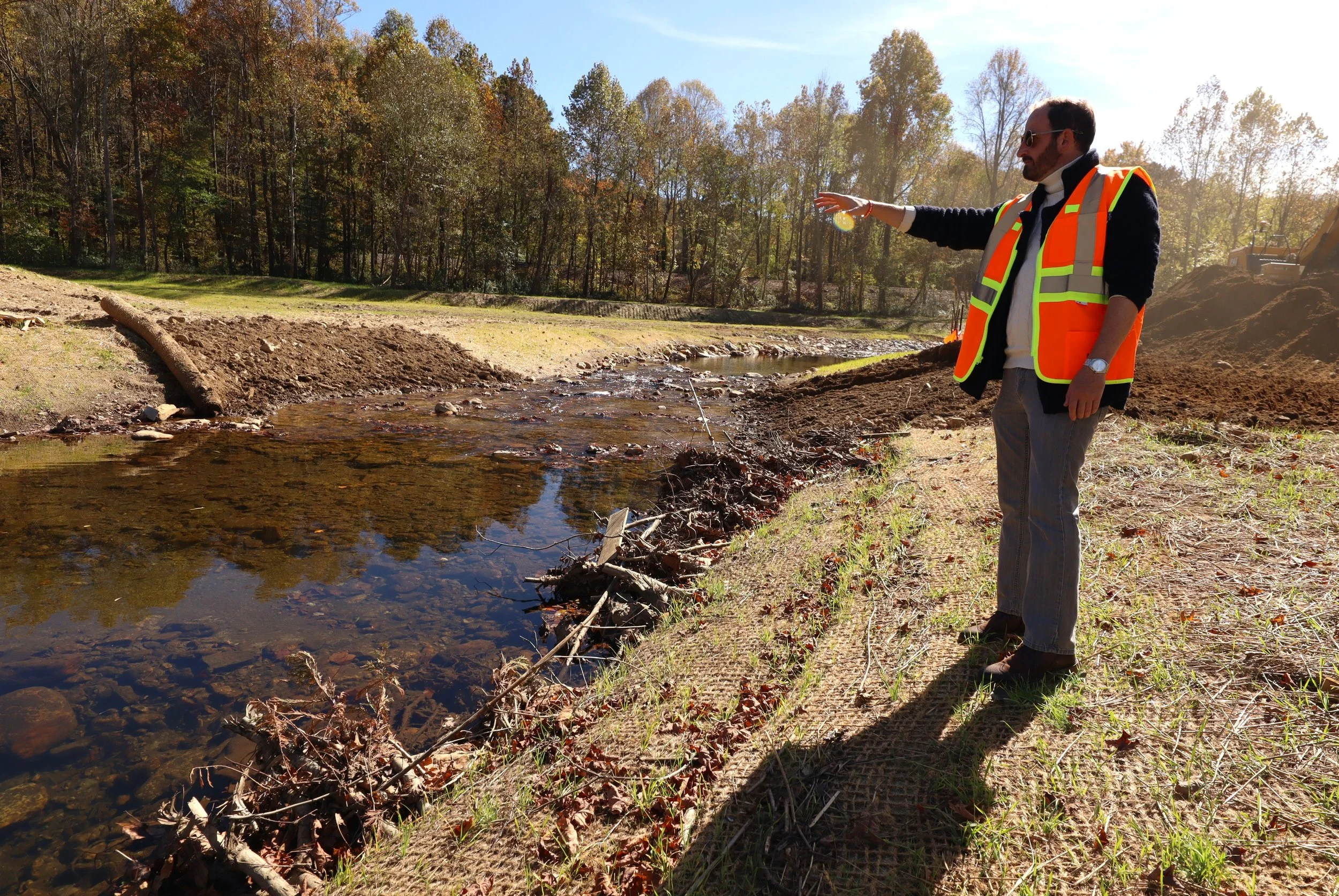 Swannanoa River Floodbench Project reshapes half-mile of damaged waterway