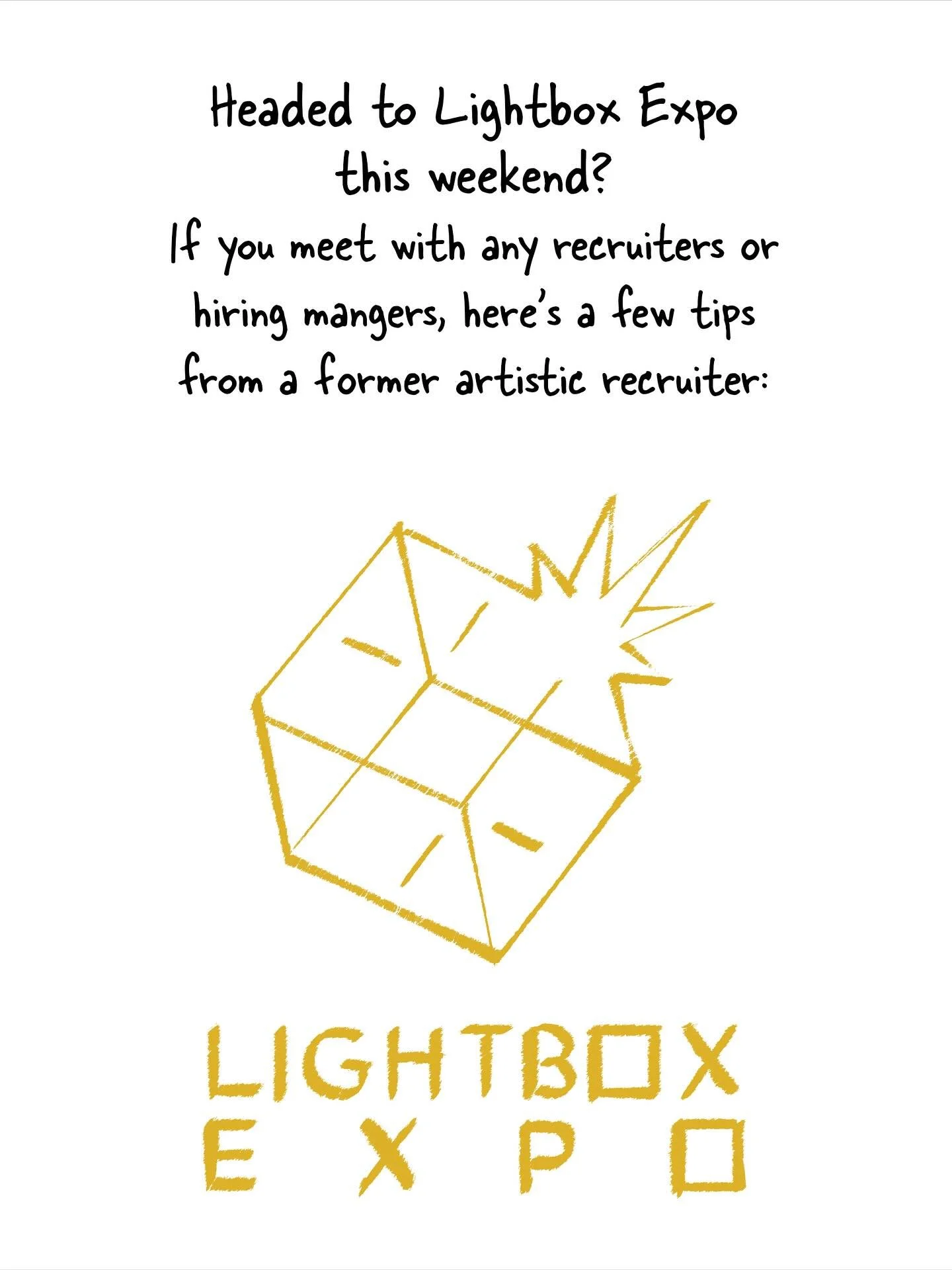 I&rsquo;ve been on all sides of the table when it comes to conferences and conventions. I&rsquo;ve been the student/recent grad seeking work, the #recruiter reviewing portfolios, the artist vending, and the patreon shopping. Here&rsquo;s a few tips f