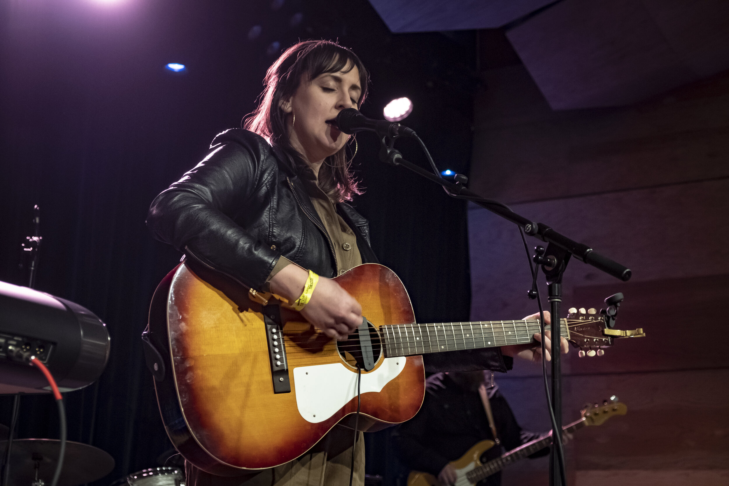 Erin Rubin on guitar and Backing Vocals