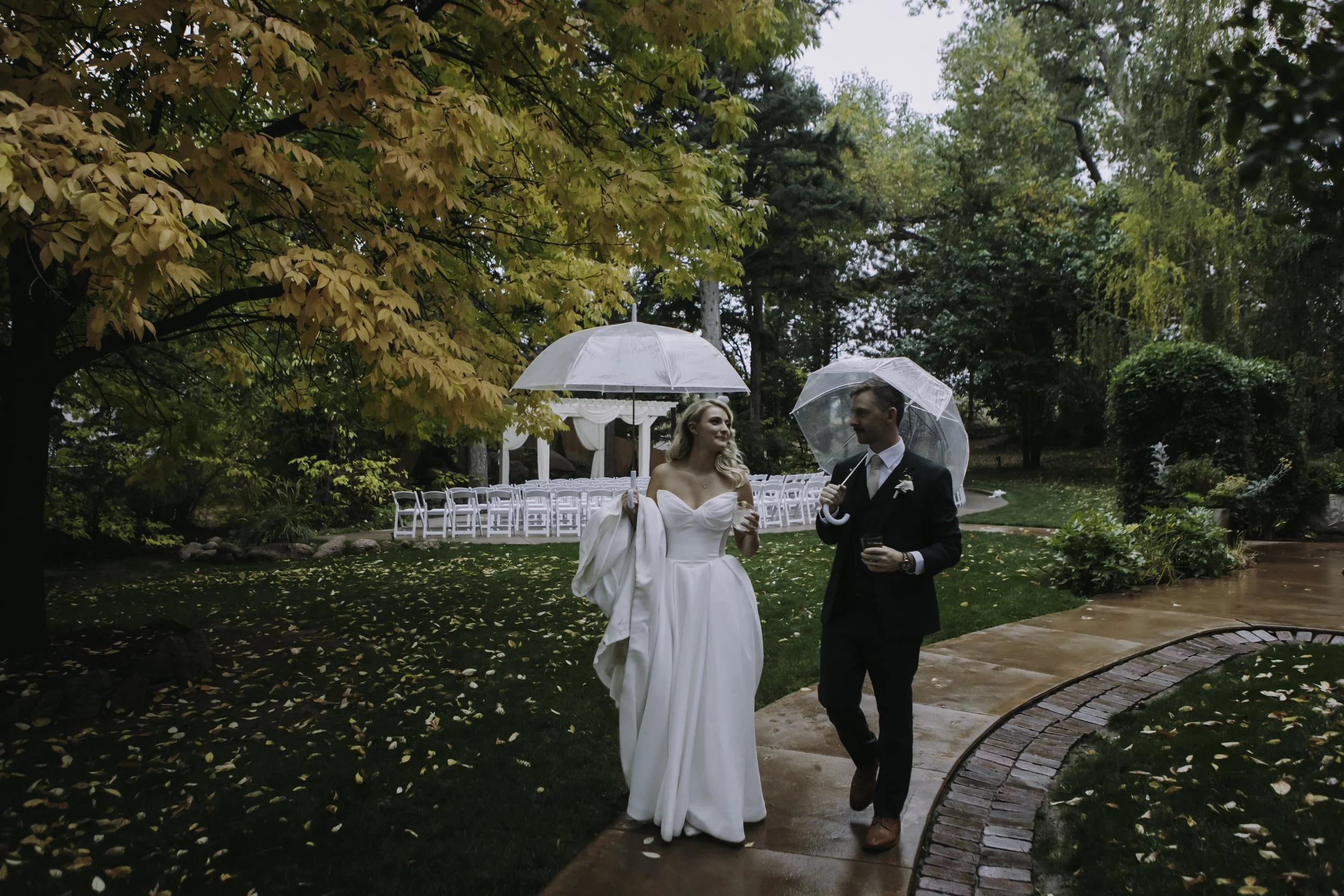 Colorado autumn wedding