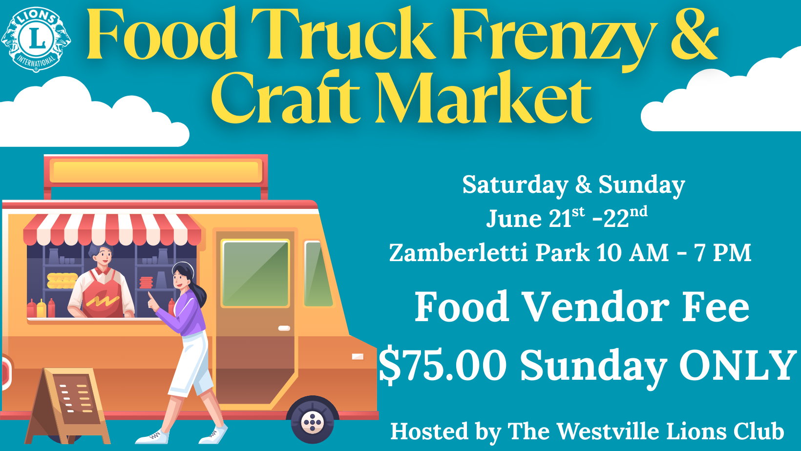 June 22nd SUNDAY ONLY Food Truck Frenzy