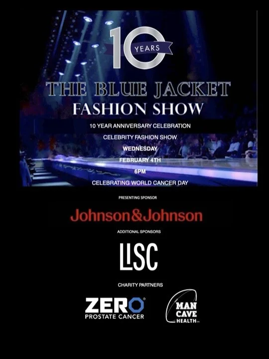Man Up to Cancer Joins Frederick Anderson as He Brings the Blue Jacket Fashion Show Back to NYC for it’s 10th Anniversary