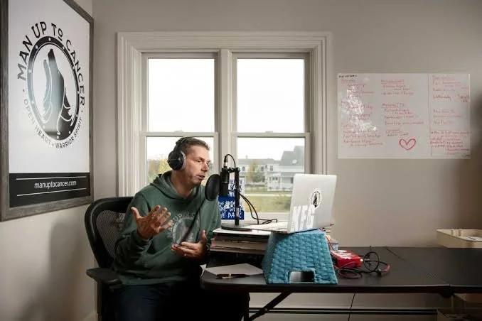 MUTC Founder Trevor Maxwell recording an epsiode of the MUTC Podcast