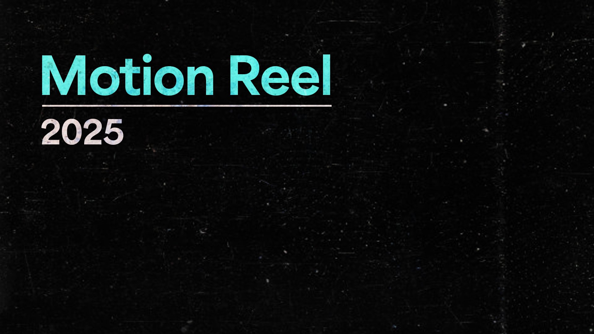 Evan McEneaney | Motion Reel 2025