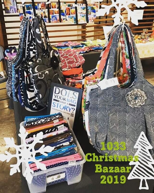 I just spent 3 days at the US Embassy selling 1033 bags at their Christmas Bazaar.  Everyone in Jordan has bought their Christmas presents. Have you gone on tenthirtythree.com and made you order yet?  You still have time before the Christmas rush.