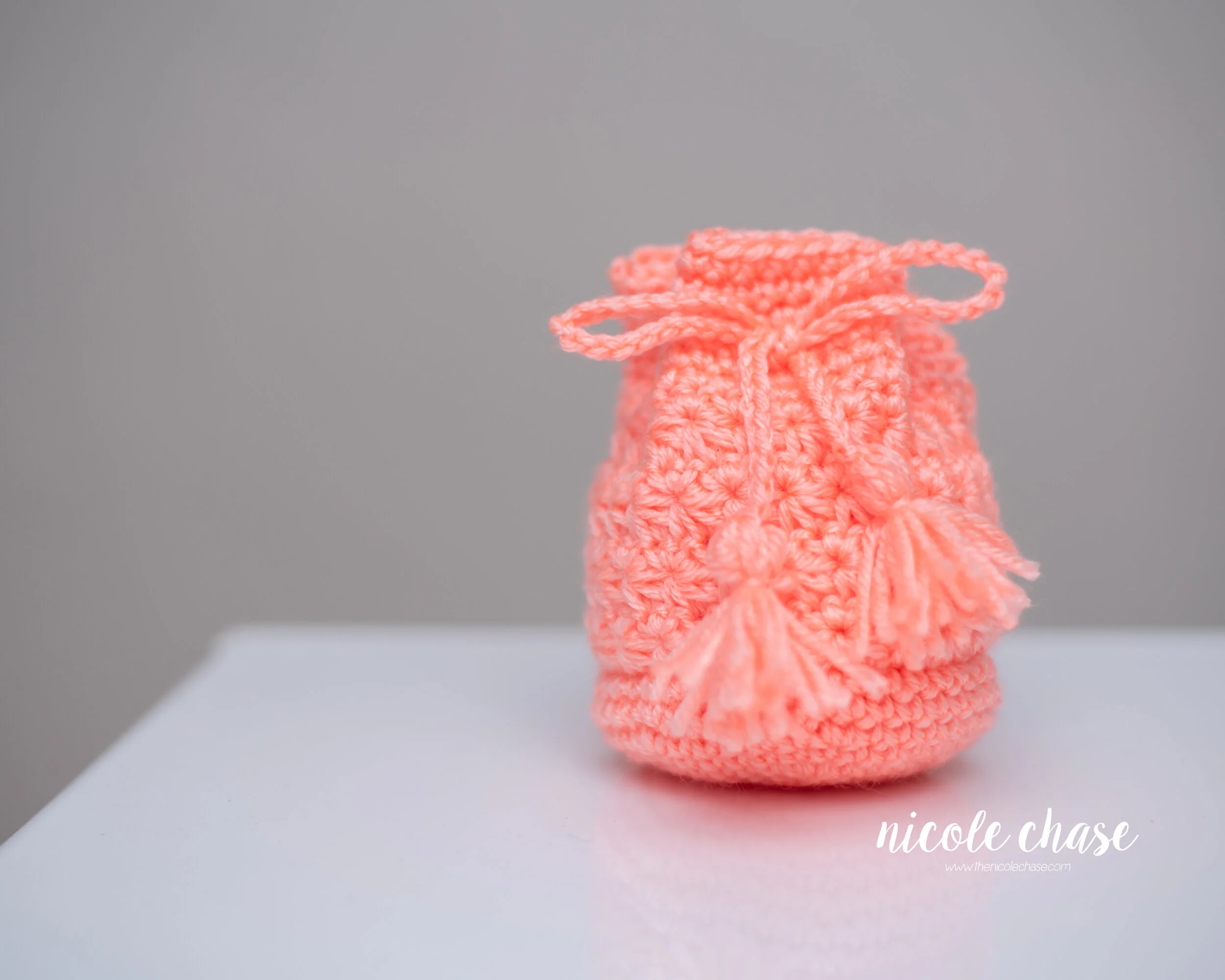crochet drawstring pouch free pattern