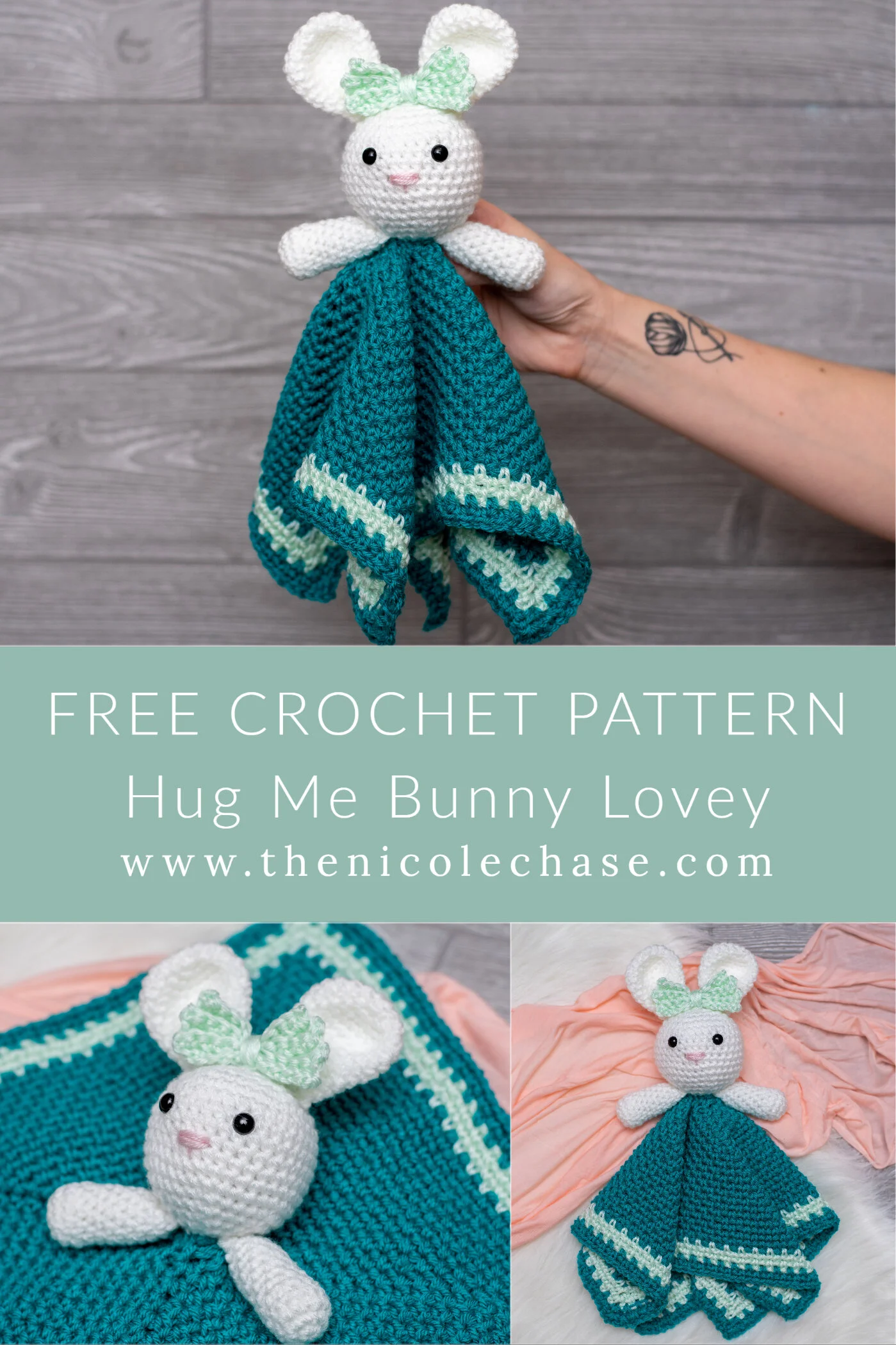 crochet bunny lovey