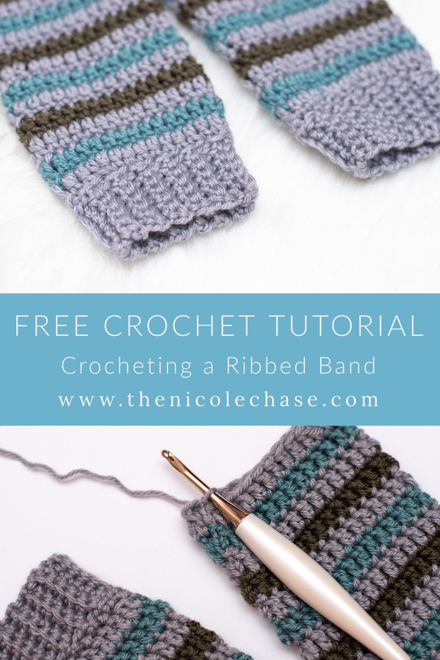 Creating a Ribbed Band - Crochet Tutorial — Nicole Chase: Free Crochet ...