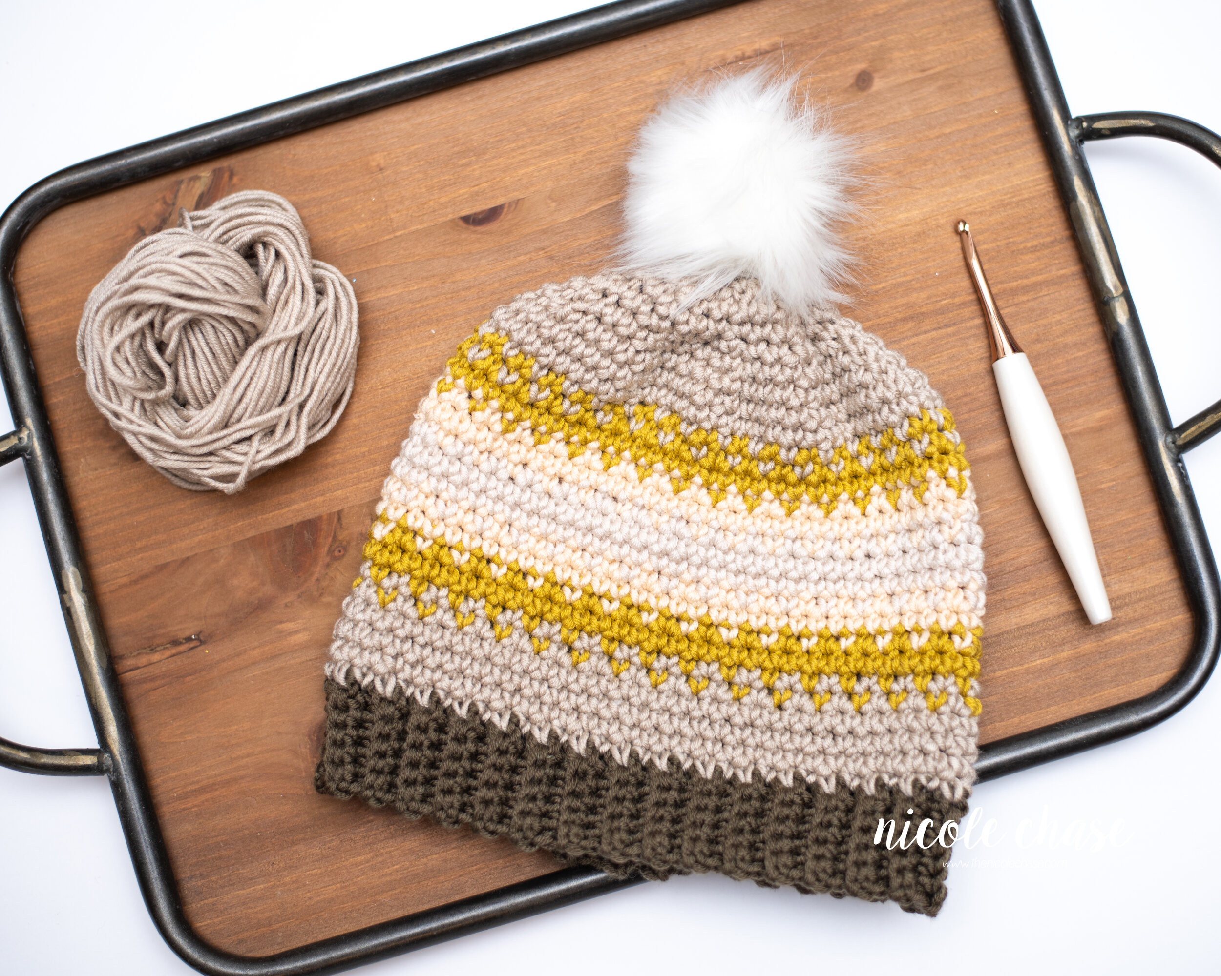 Gradient Beanie - Free Crochet Pattern — Nicole Chase: Free 