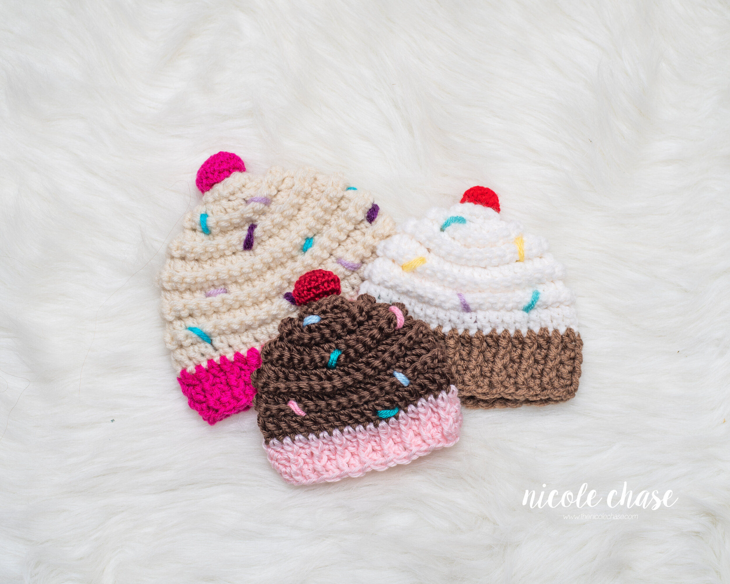 Sweet Cupcake Hat - Free Crochet 