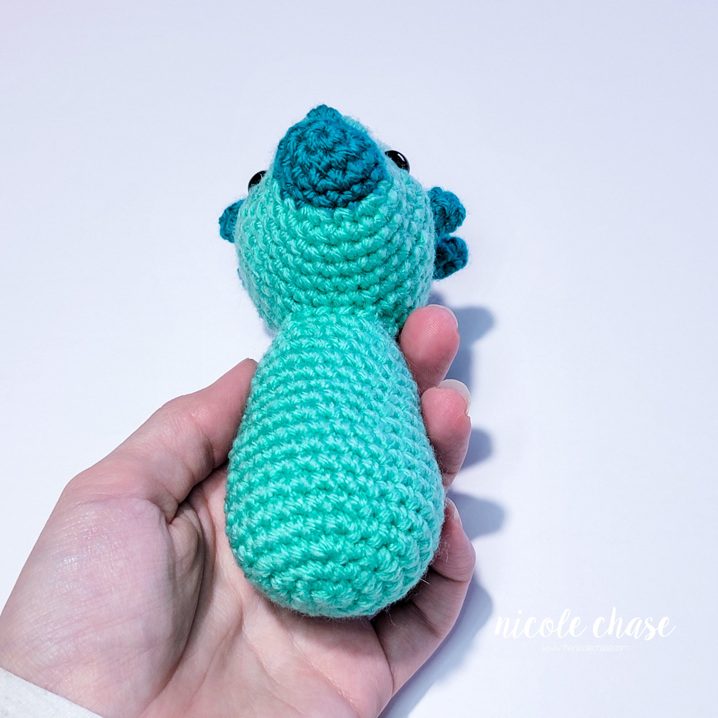 Mini Stevie the Stygimoloch - Free Dinosaur Crochet Pattern — Nicole Chase